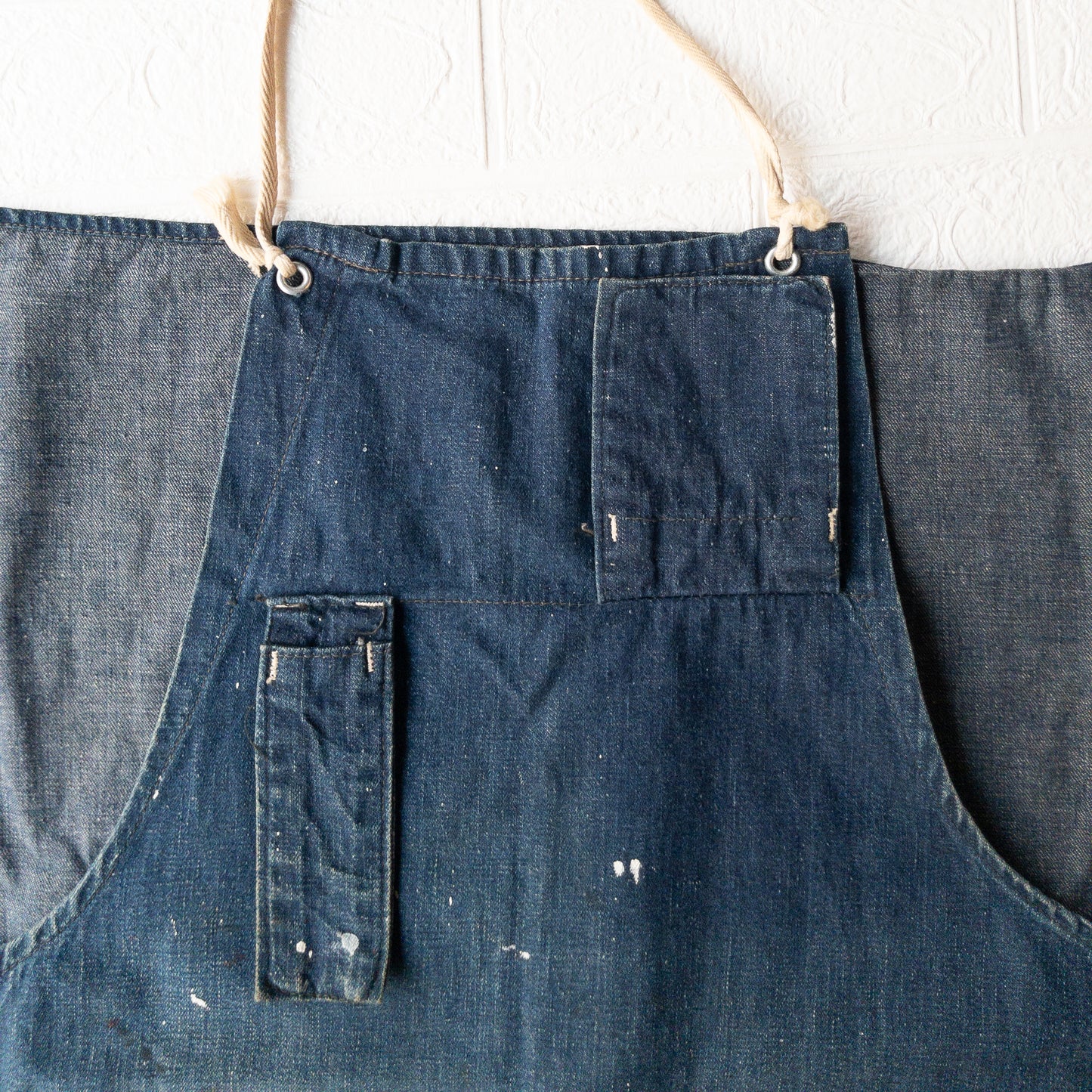 OLD DENIM WORK EPRON 1930-40'S VINTAGE