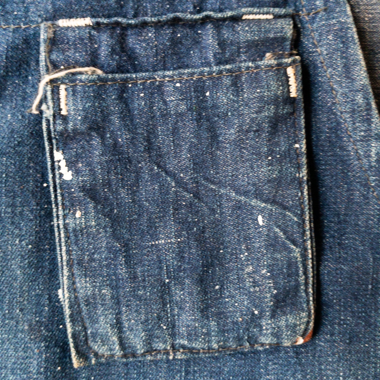 OLD DENIM WORK EPRON 1930-40'S VINTAGE