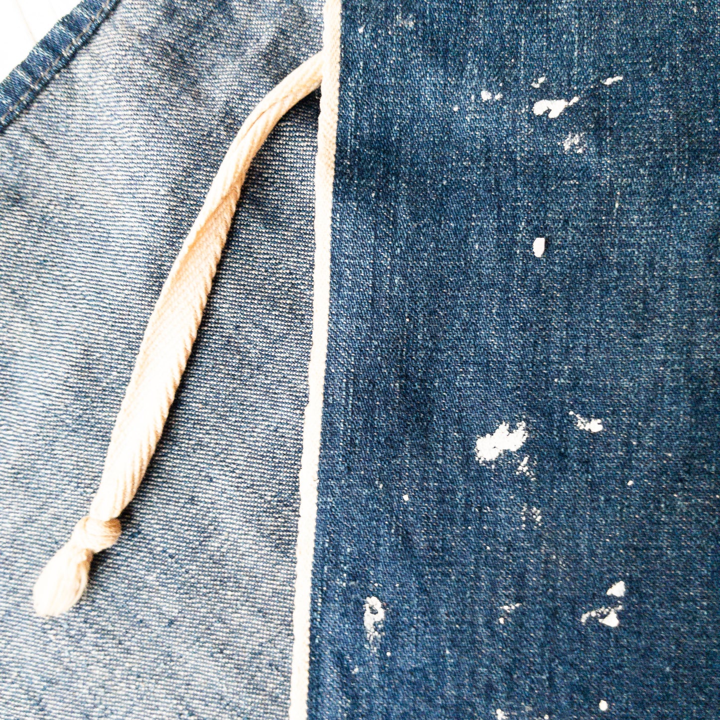 OLD DENIM WORK EPRON 1930-40'S VINTAGE
