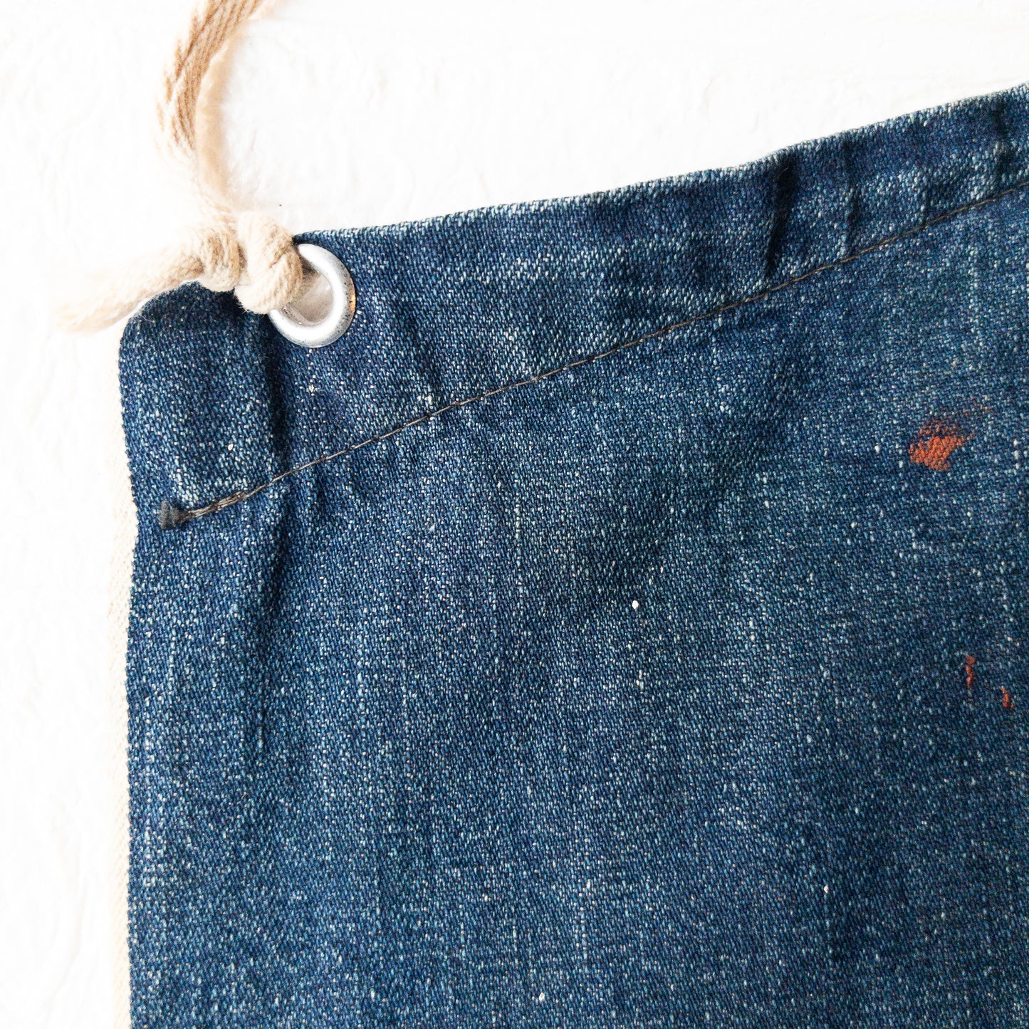 OLD DENIM WORK EPRON 1930-40'S VINTAGE