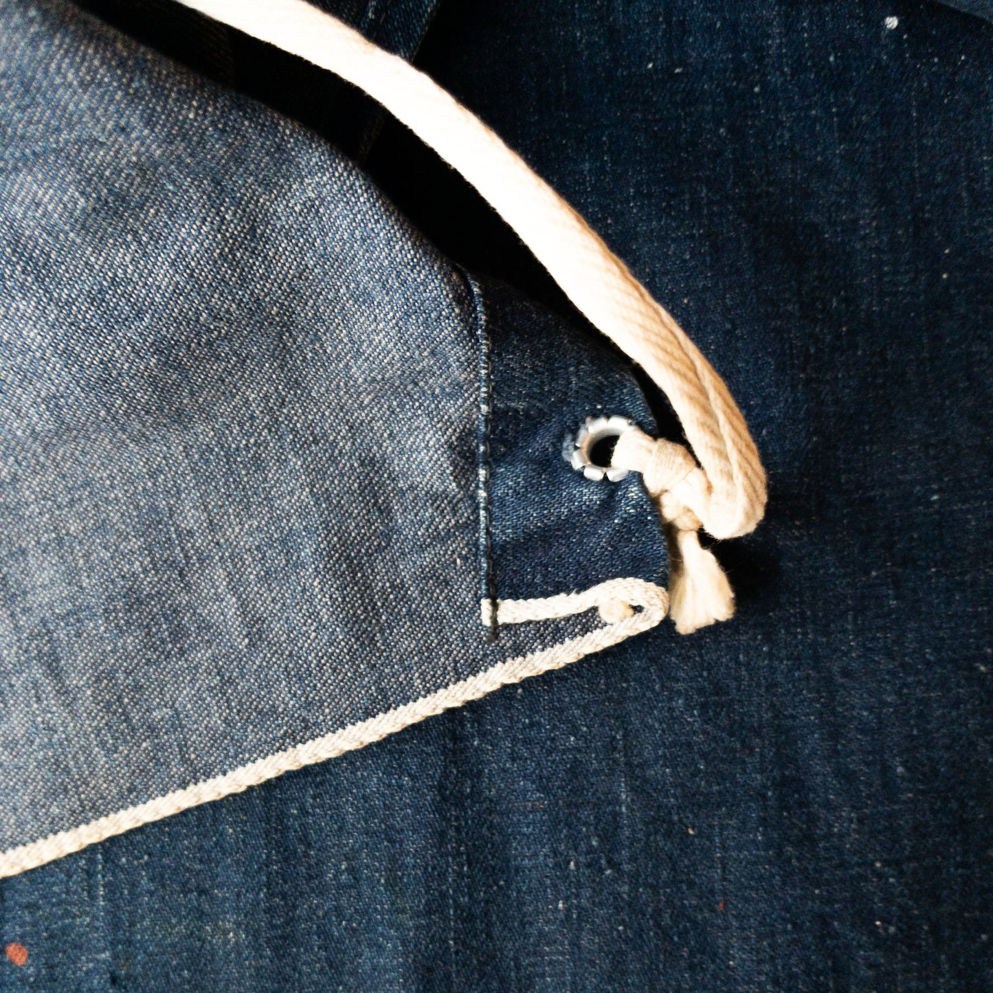 OLD DENIM WORK EPRON 1930-40'S VINTAGE