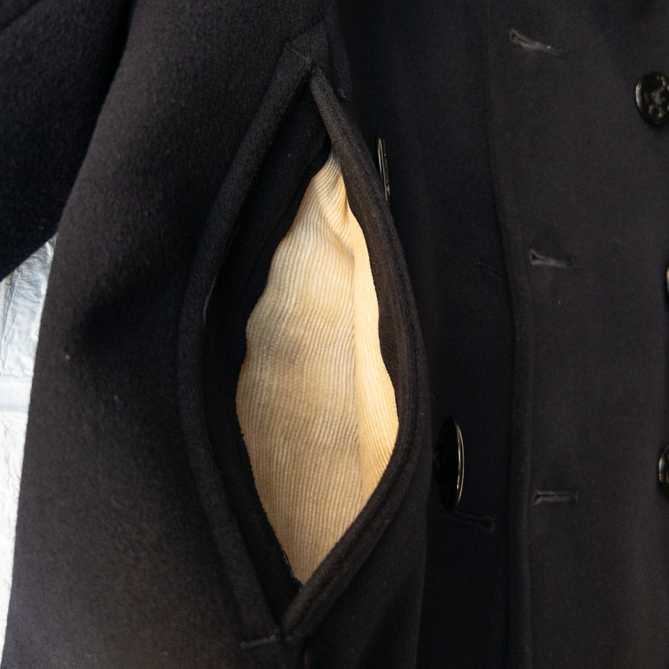 WWⅡ U.S. NAVY P-COAT 1940'S DEAD STOCK(36)