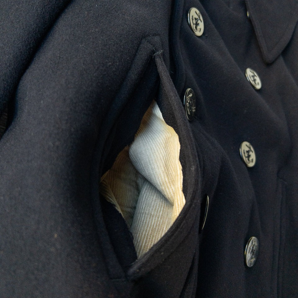 US NAVY P-COAT 1940'S VINTAGE(40)