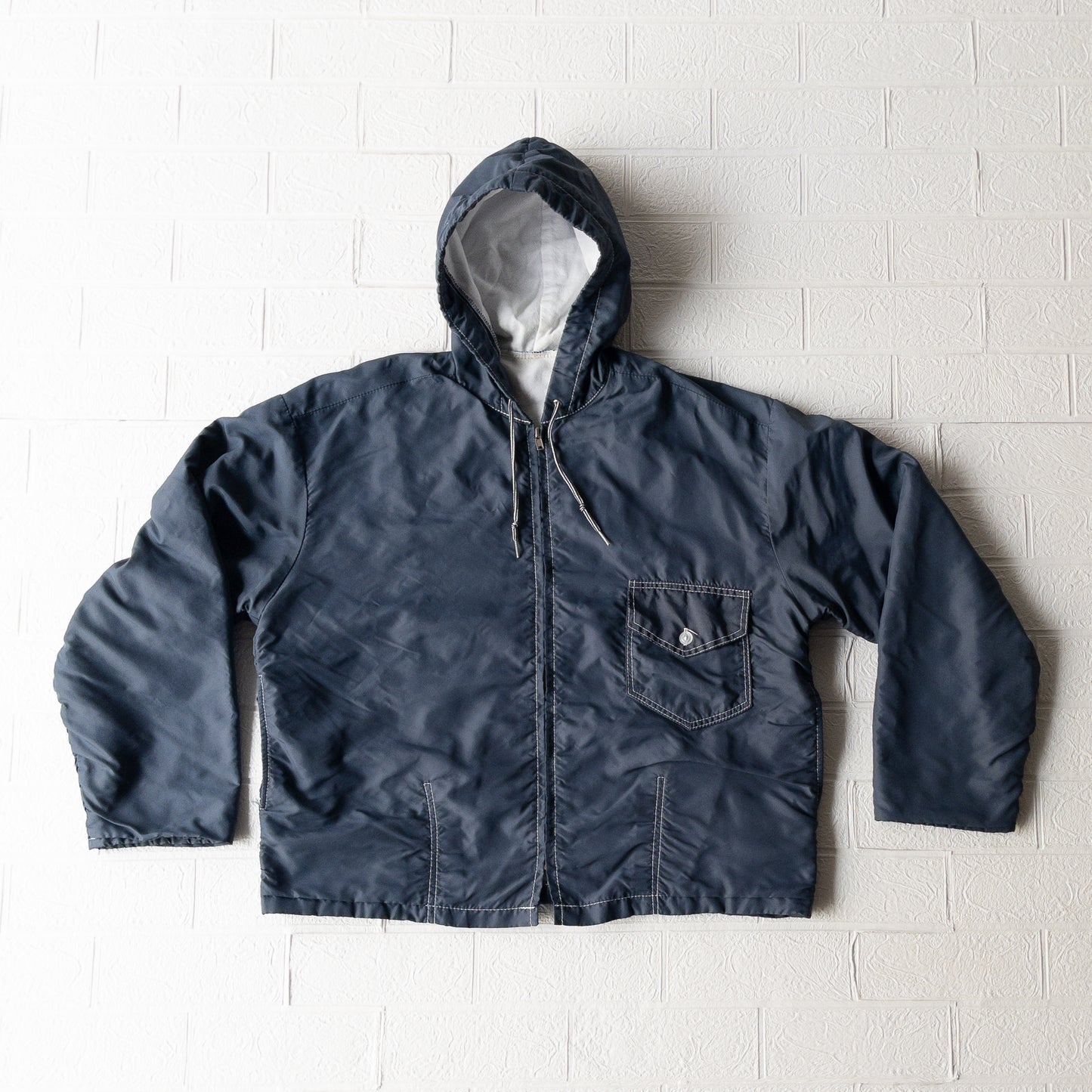 BIRDWELL HOOD NYLON JACKET 1980'S VINTAGE