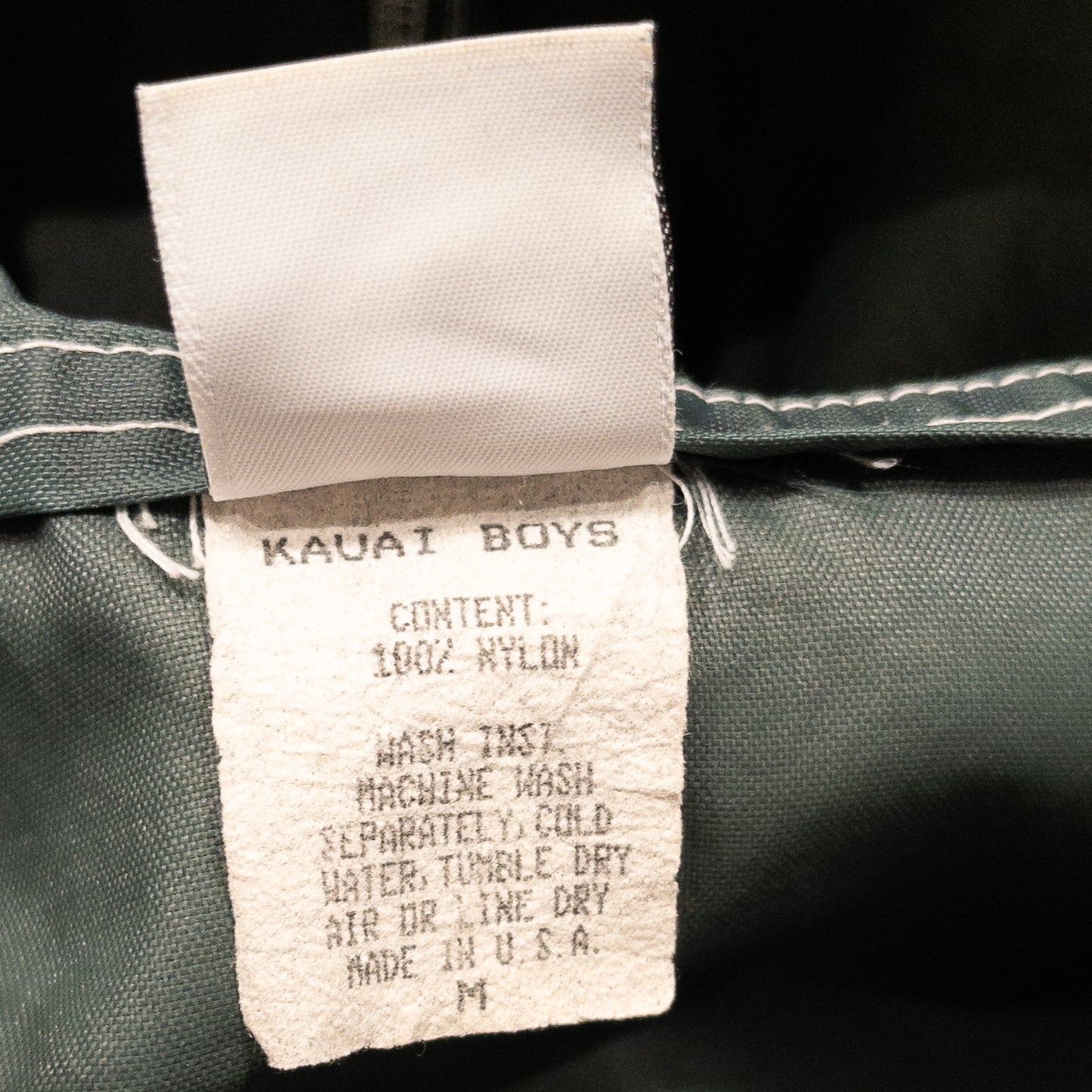 KAUAI BOYS SURF NYLON JACKET VINTAGE 1980S