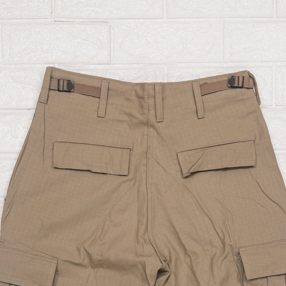 U.S. ARMY BDU RIPSTOP CARGO PANTS 1980'S(COTTON100)KHAKI