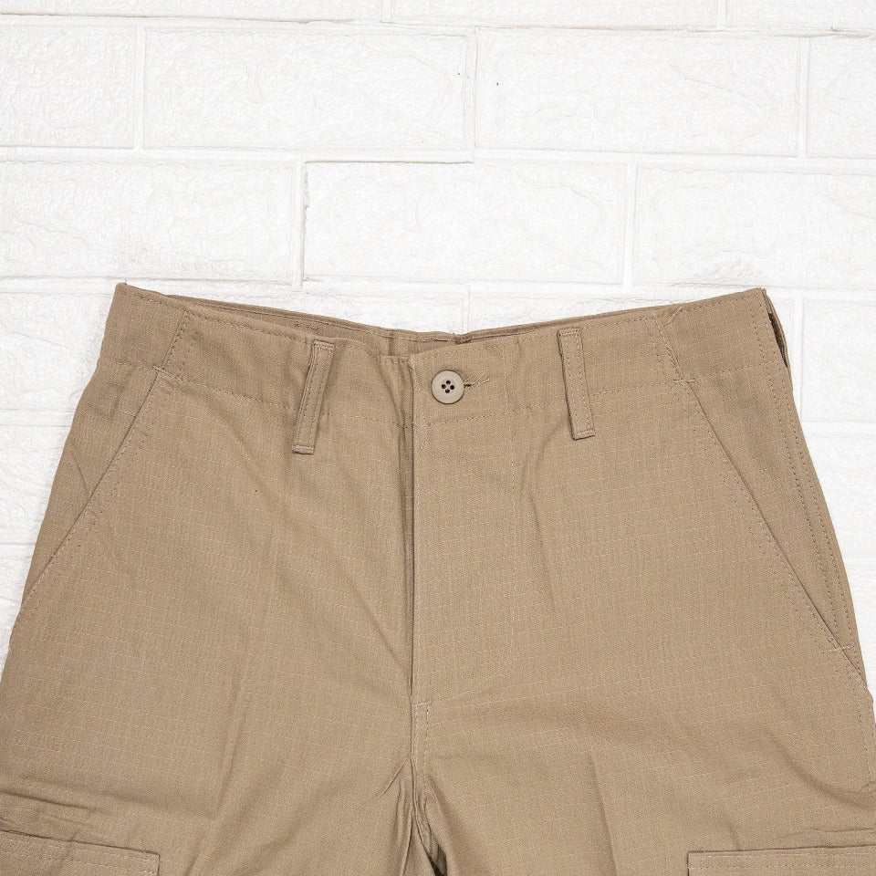 U.S. ARMY BDU RIPSTOP CARGO PANTS 1980'S(COTTON100)KHAKI