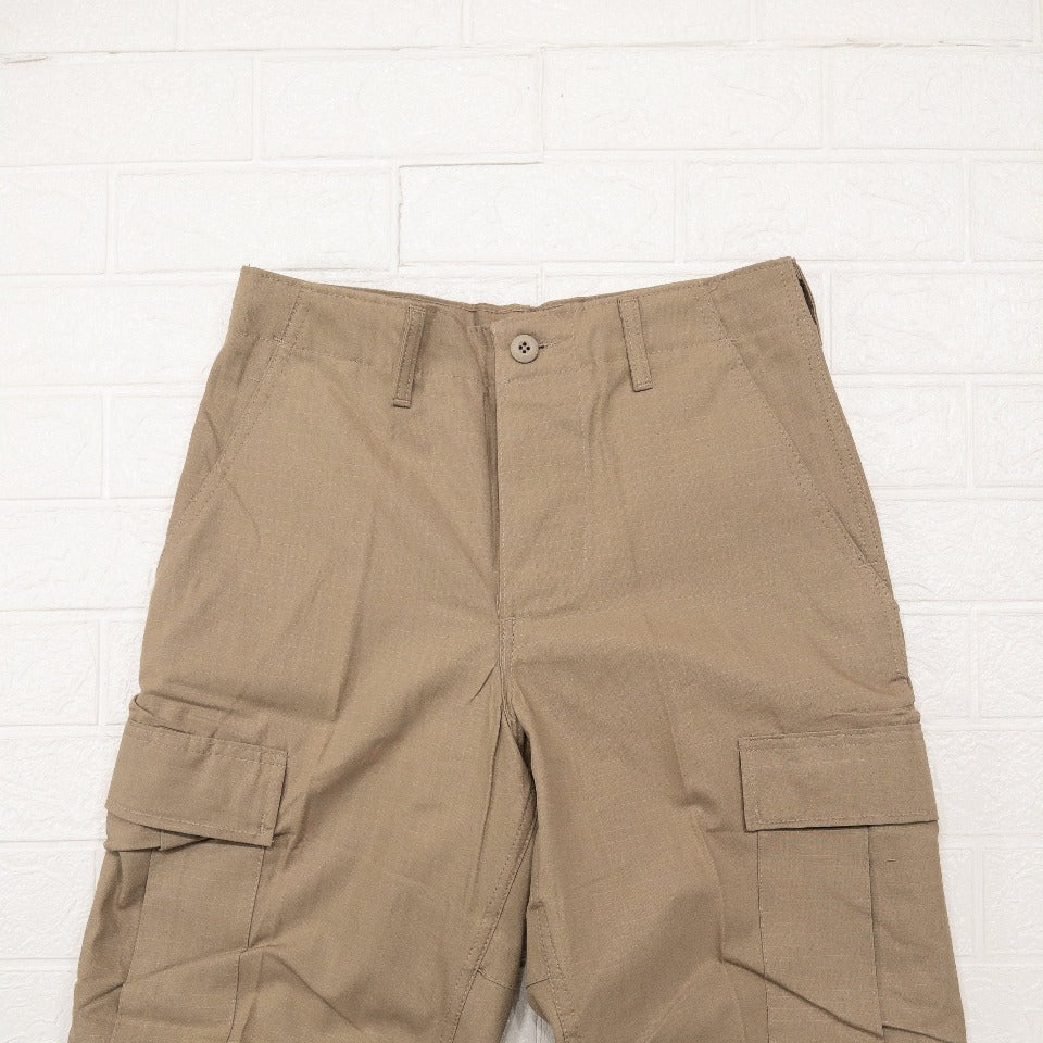 U.S. ARMY BDU RIPSTOP CARGO PANTS 1980'S(COTTON100)KHAKI