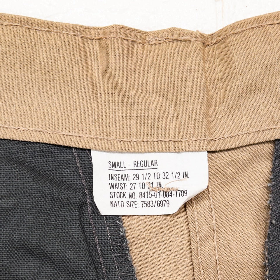 U.S. ARMY BDU RIPSTOP CARGO PANTS 1980'S(COTTON100)KHAKI