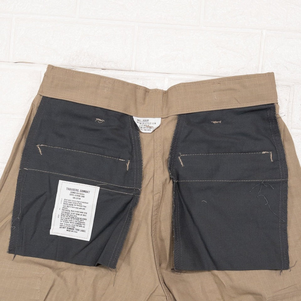 U.S. ARMY BDU RIPSTOP CARGO PANTS 1980'S(COTTON100)KHAKI