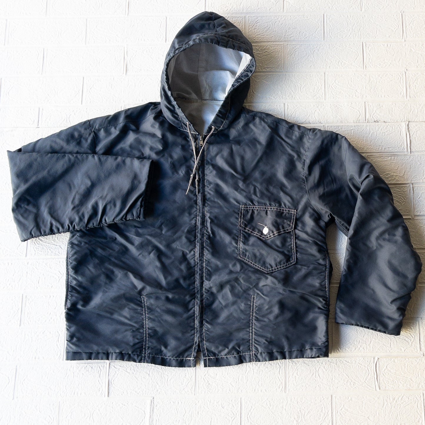 BIRDWELL HOOD NYLON JACKET 1980'S VINTAGE