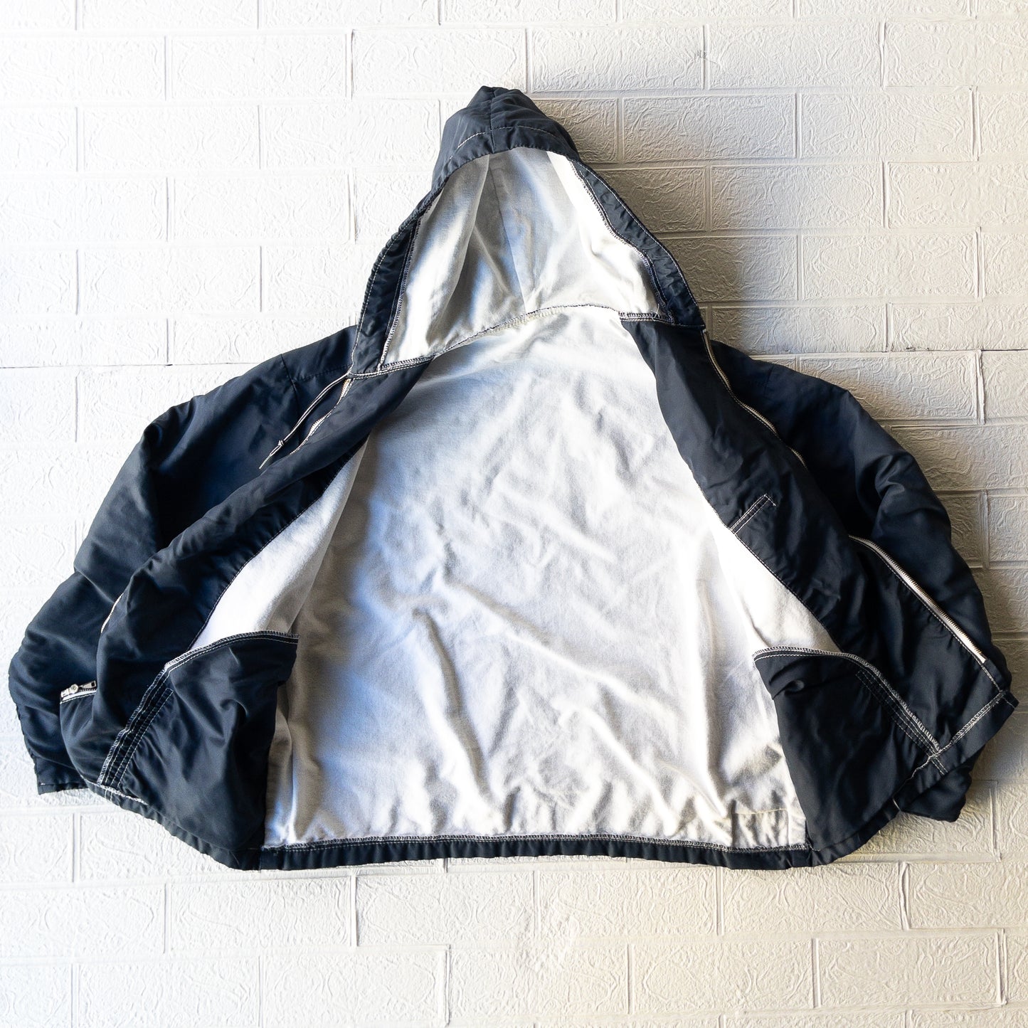 BIRDWELL HOOD NYLON JACKET 1980'S VINTAGE