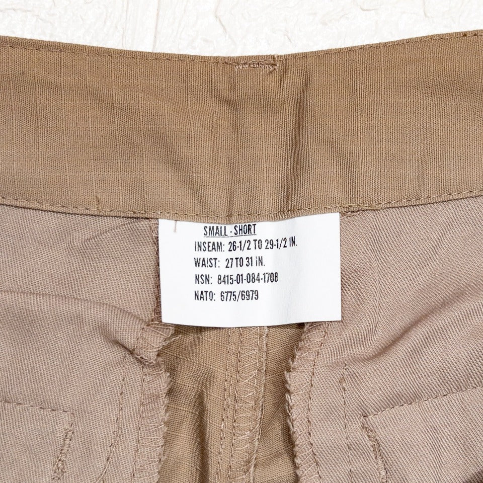 US ARMY BDU RIPSTOP CARGO PANTS 1980'S(P65,C35/KHAKI)