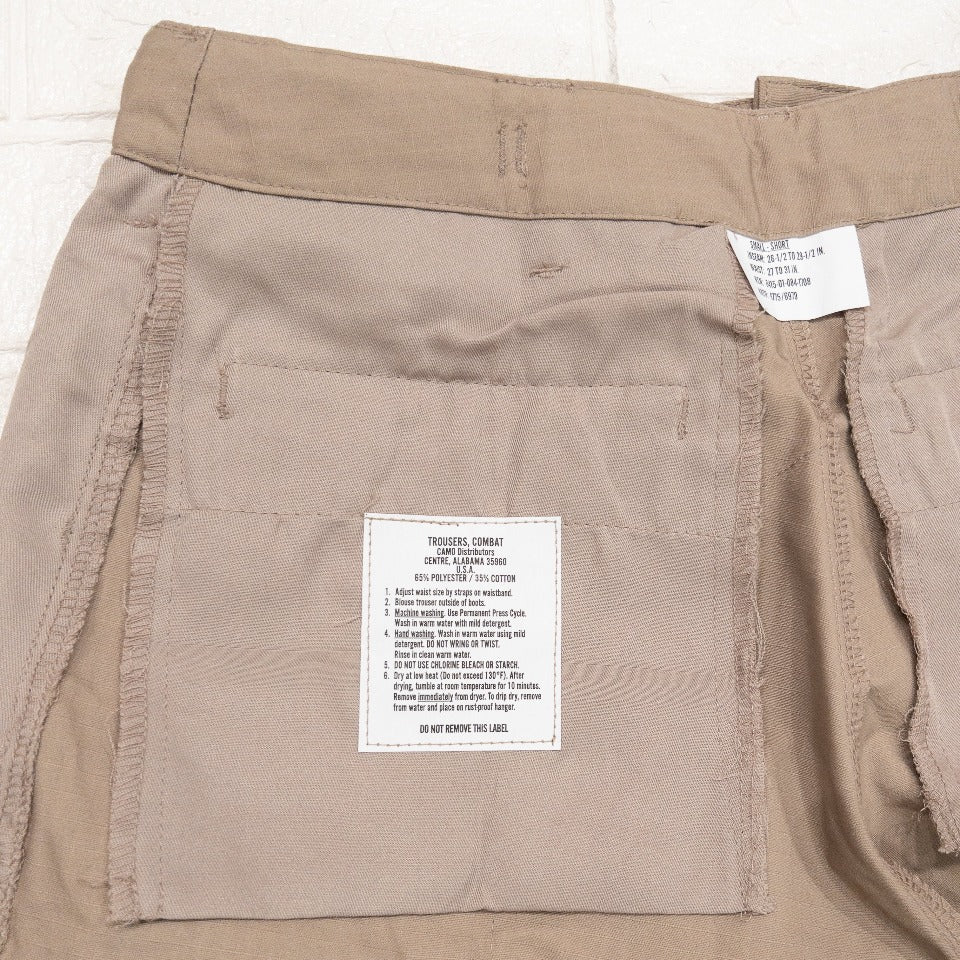 US ARMY BDU RIPSTOP CARGO PANTS 1980'S(P65,C35/KHAKI)