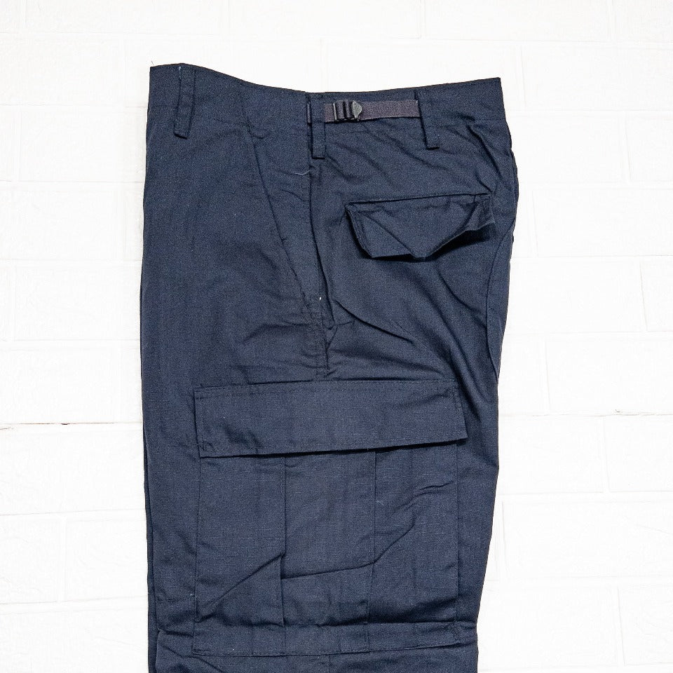 U.S. ARMY BDU RIPSTOP CARGO PANTS 1980'S(P65/C35)NAVY