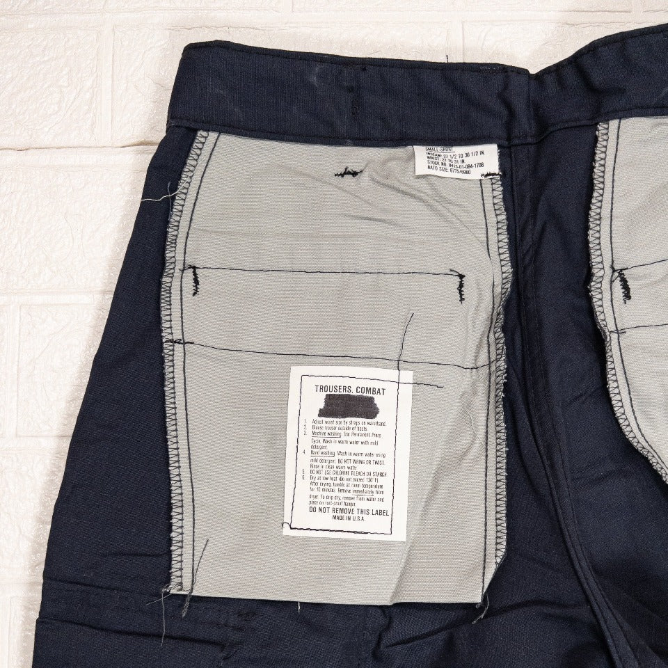 U.S. ARMY BDU RIPSTOP CARGO PANTS 1980'S(P65/C35)NAVY