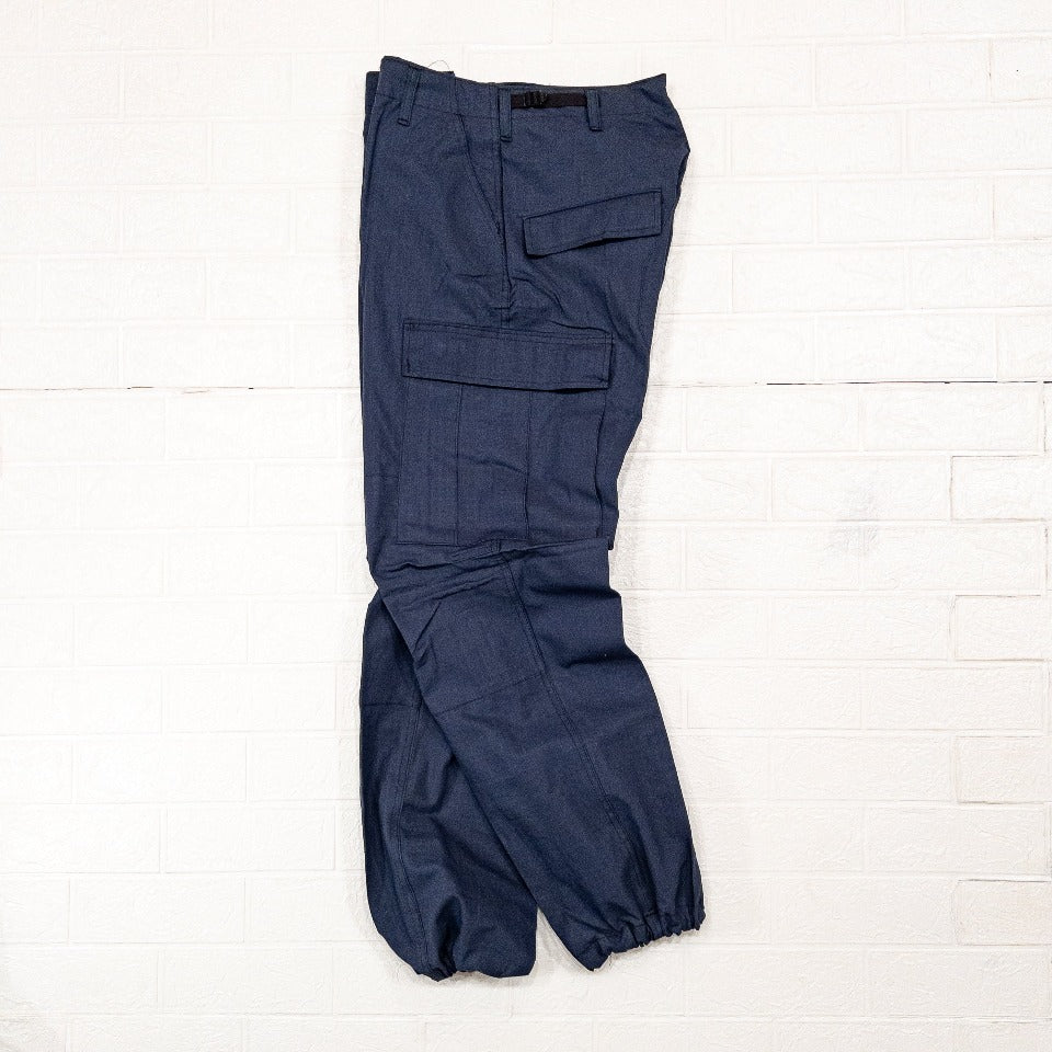 U.S. ARMY BDU RIPSTOP CARGO PANTS 1980'S(COTTON100)NAVY