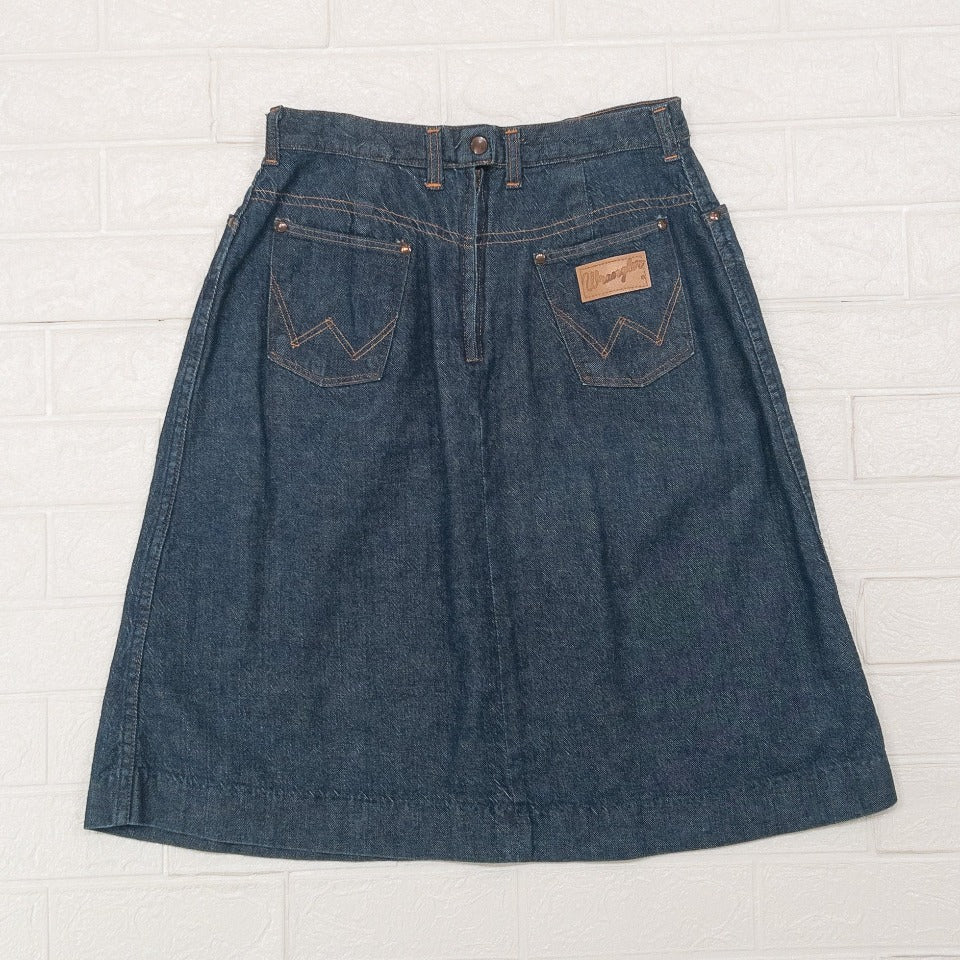 WRANGLER DENIM SKIRT 1960'S VINTAGE