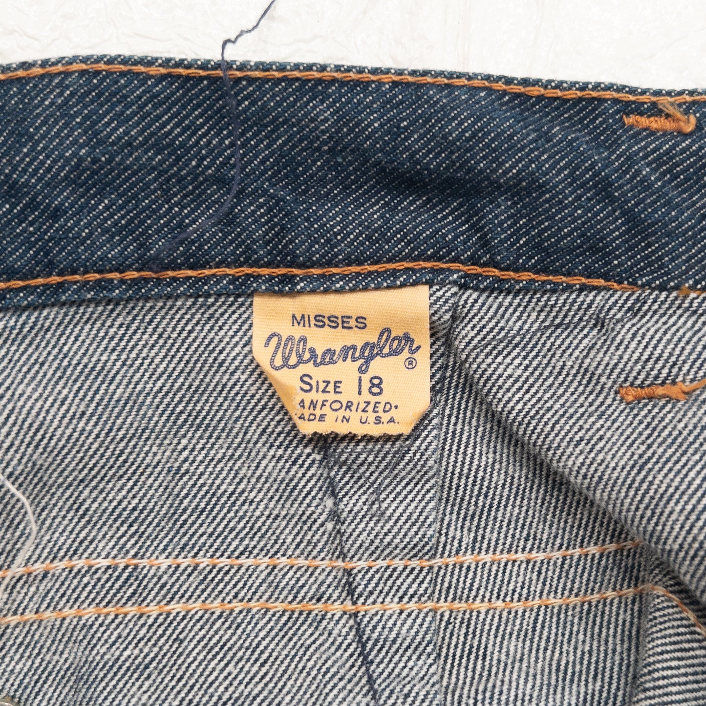 WRANGLER DENIM SKIRT 1960'S VINTAGE