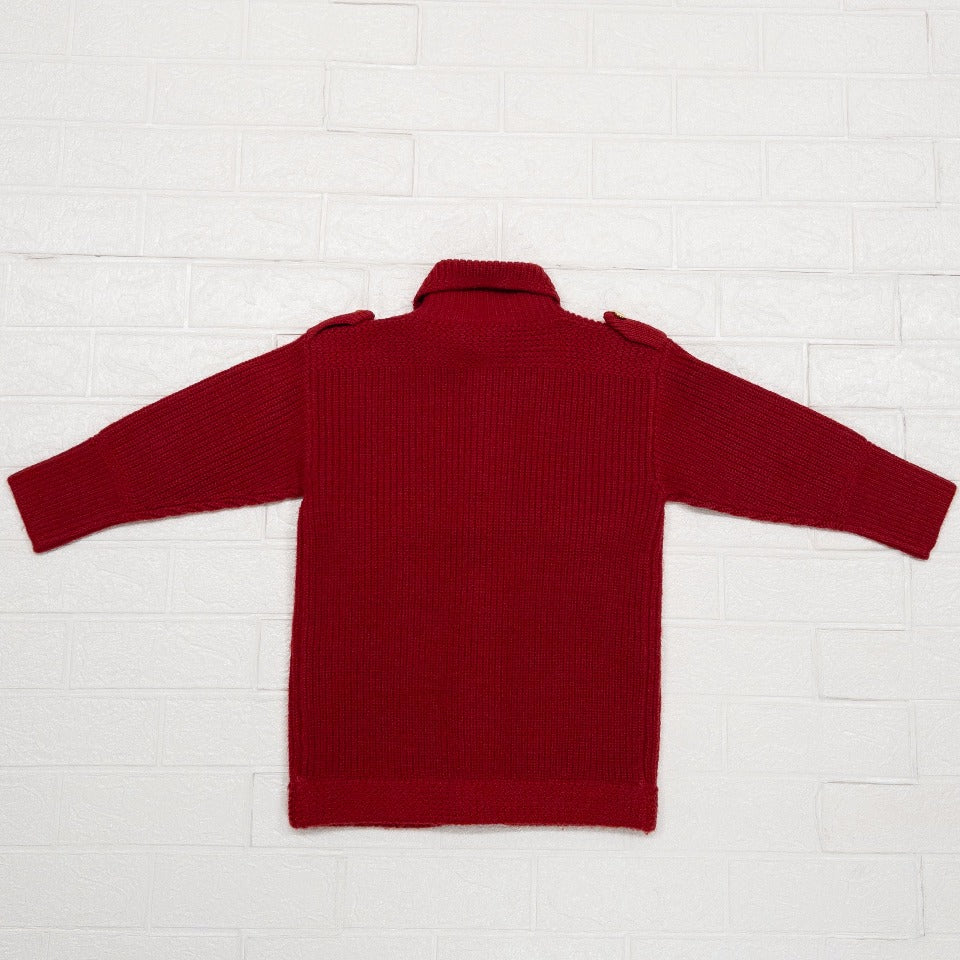 BRITISH WOMEN’S KNIT 1950'S VINTAGE(RED)
