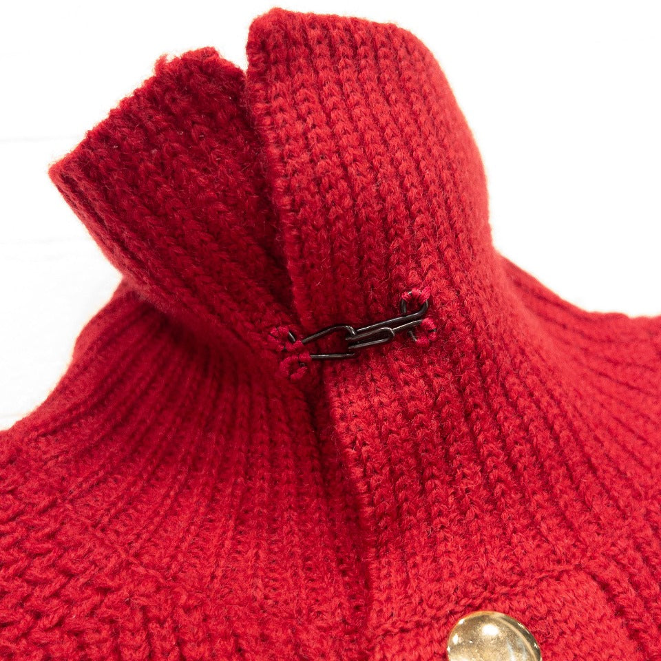BRITISH WOMEN’S KNIT 1950'S VINTAGE(RED)