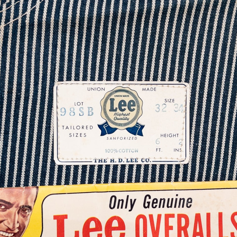LEE STRIPE OVERALL 1950’S DEAD STOCK