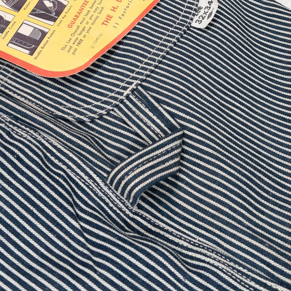 LEE STRIPE OVERALL 1950’S DEAD STOCK