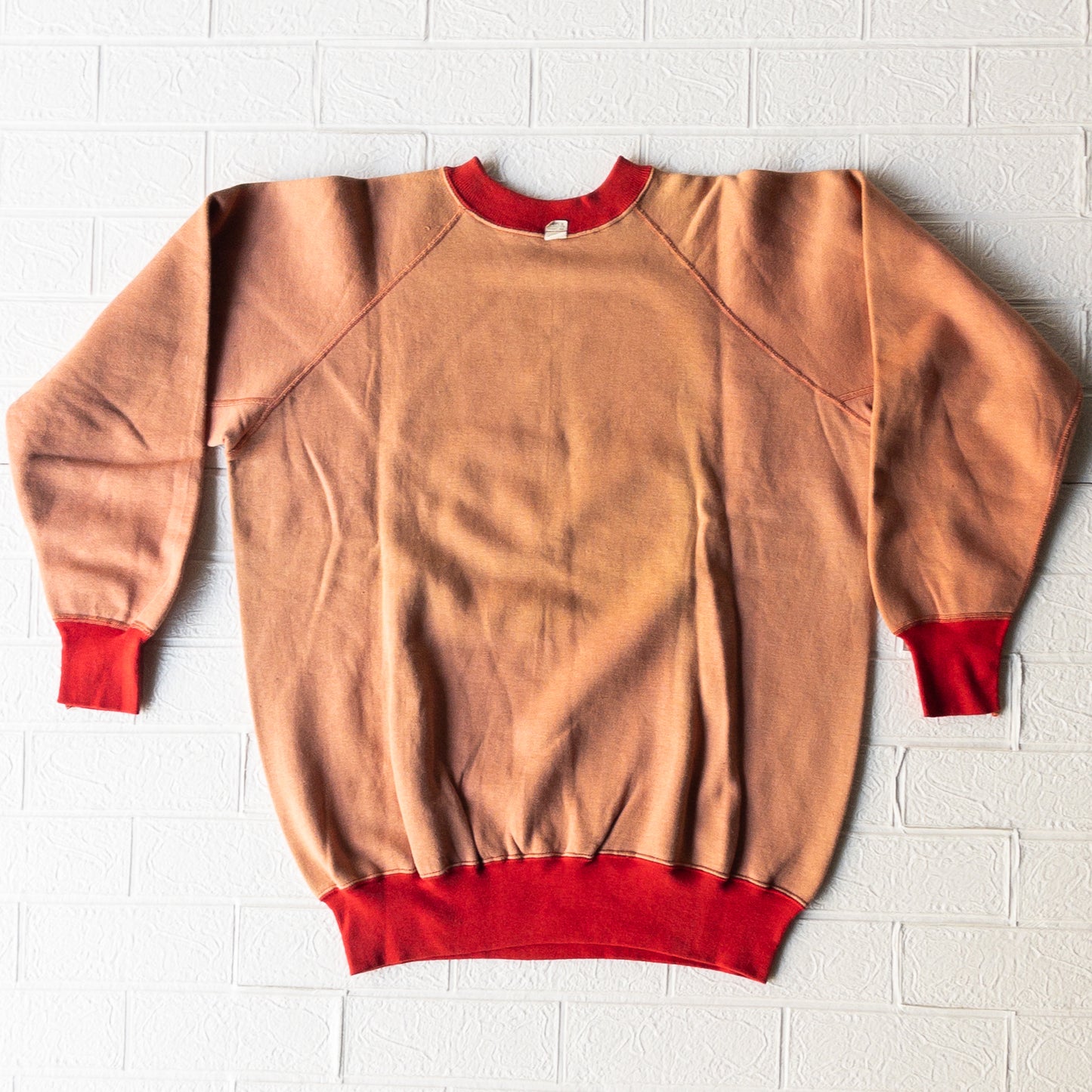 2TON COLOR RAGLAN SLEEVE SWEAT SHIRTS DEAD STOCK 1960'S