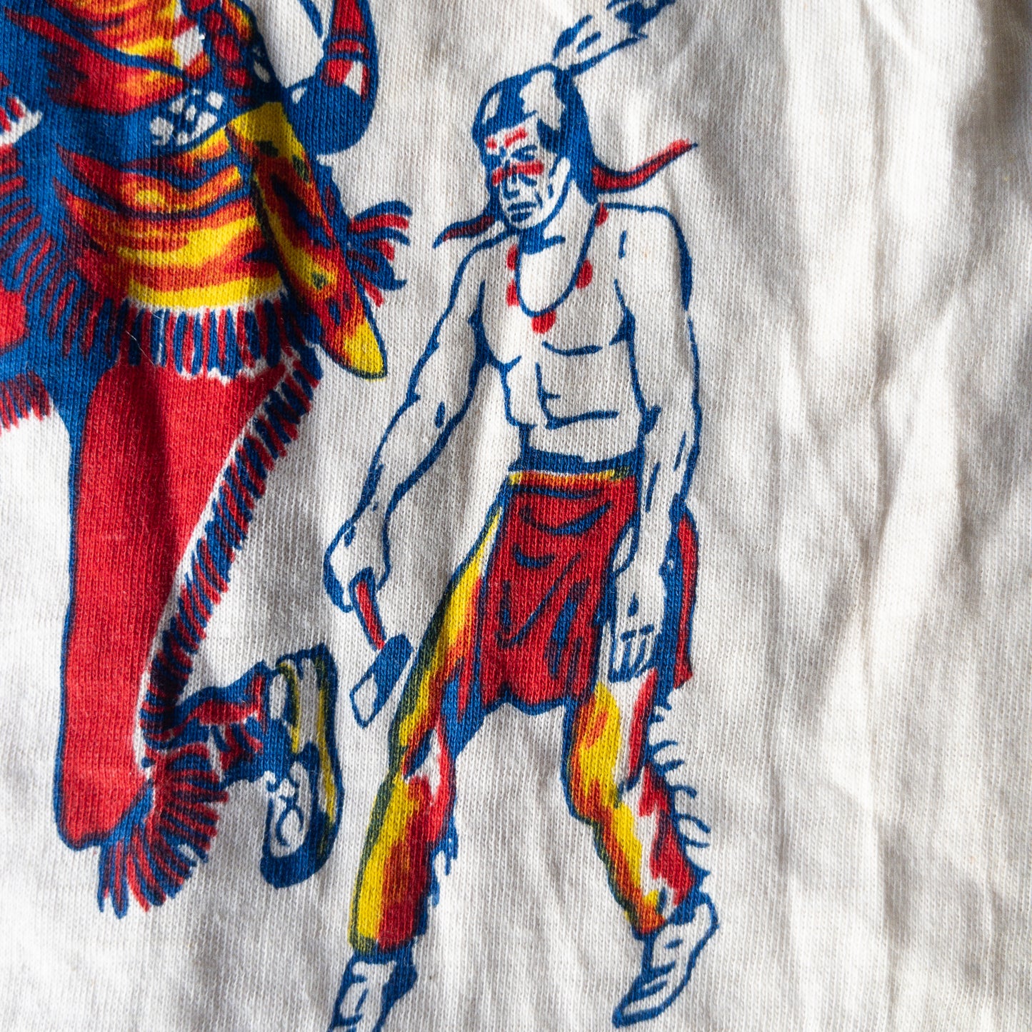 DAVY CROCKETT KIDS T-SHIRTS DEAD STOCK 1940'S