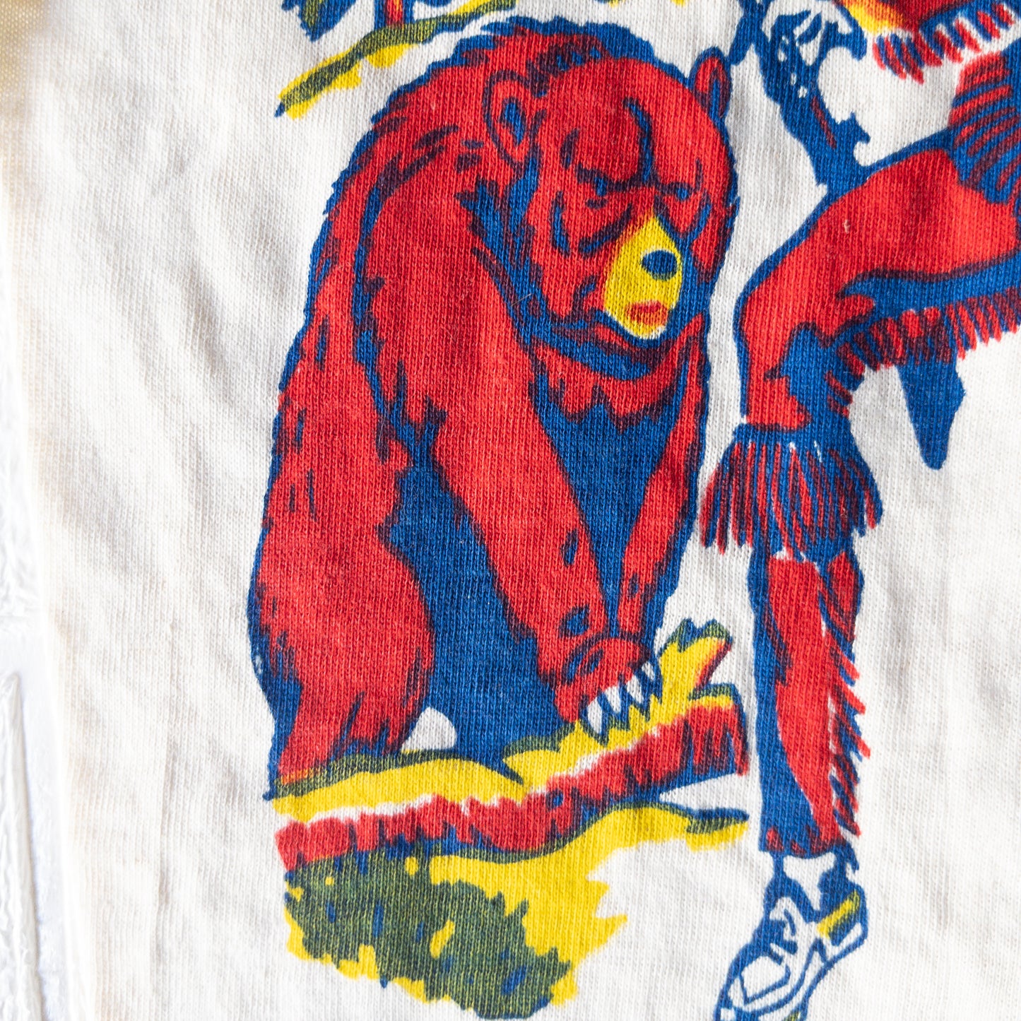 DAVY CROCKETT KIDS T-SHIRTS DEAD STOCK 1940'S