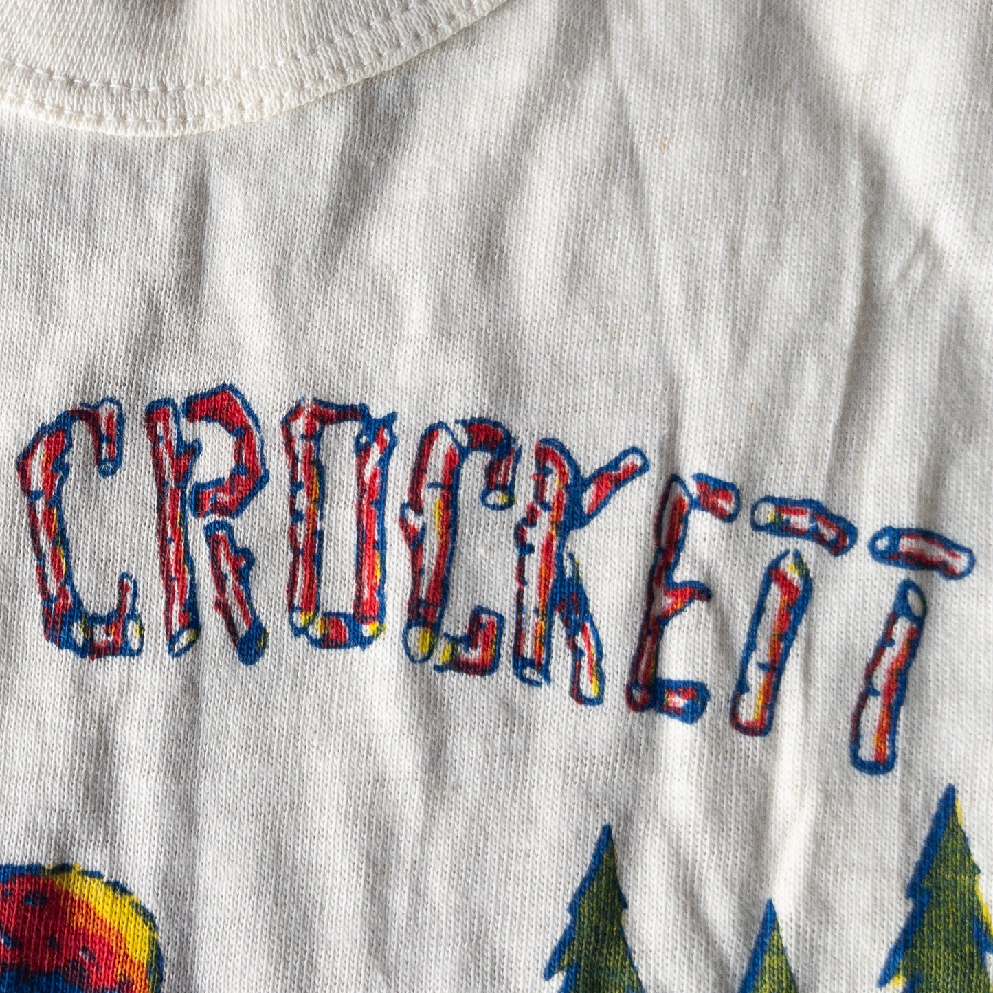 DAVY CROCKETT KIDS T-SHIRTS DEAD STOCK 1940'S