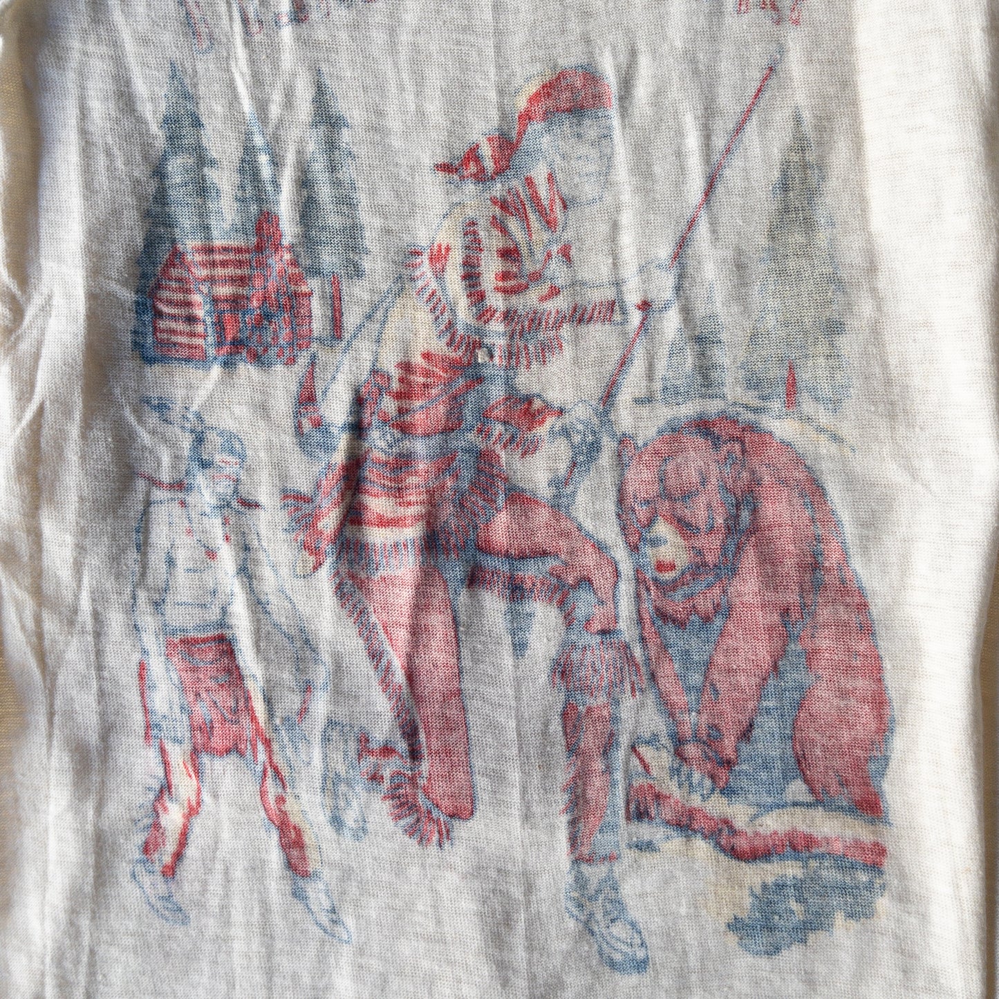 DAVY CROCKETT KIDS T-SHIRTS DEAD STOCK 1940'S