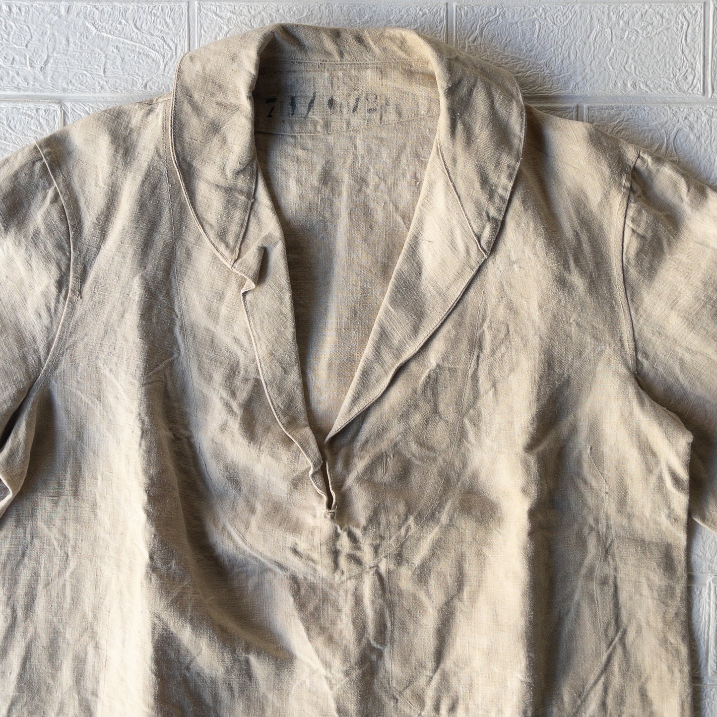 FRENCH NAVY LINEN SAILOR SHIRTS VINTAGE 1923