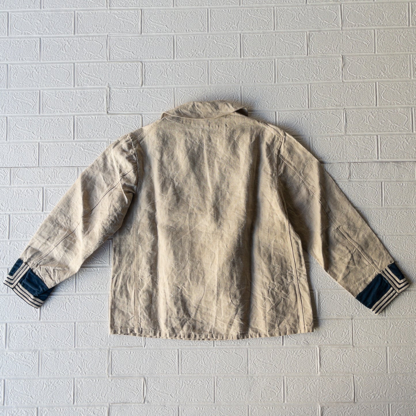 FRENCH NAVY LINEN SAILOR SHIRTS VINTAGE 1923