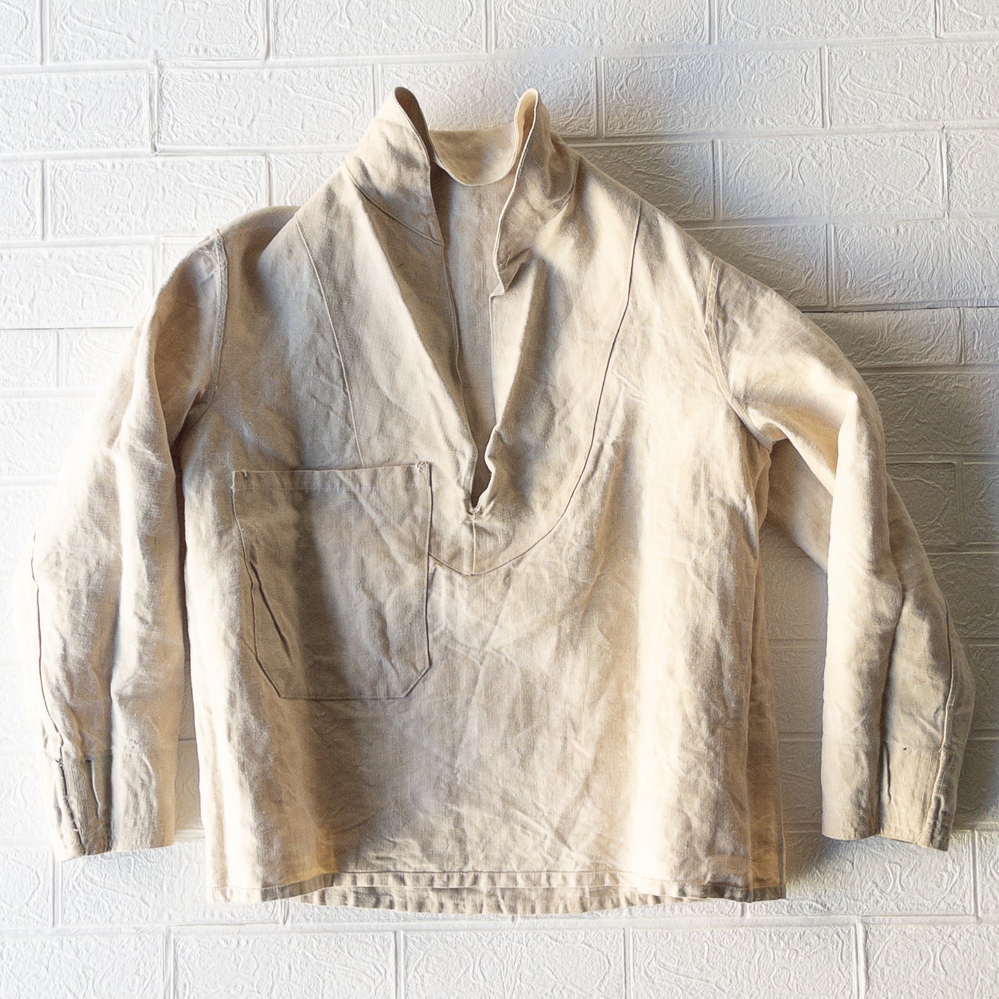 FRENCH NAVY LINEN SAILOR SHIRTS VINTAGE 1923