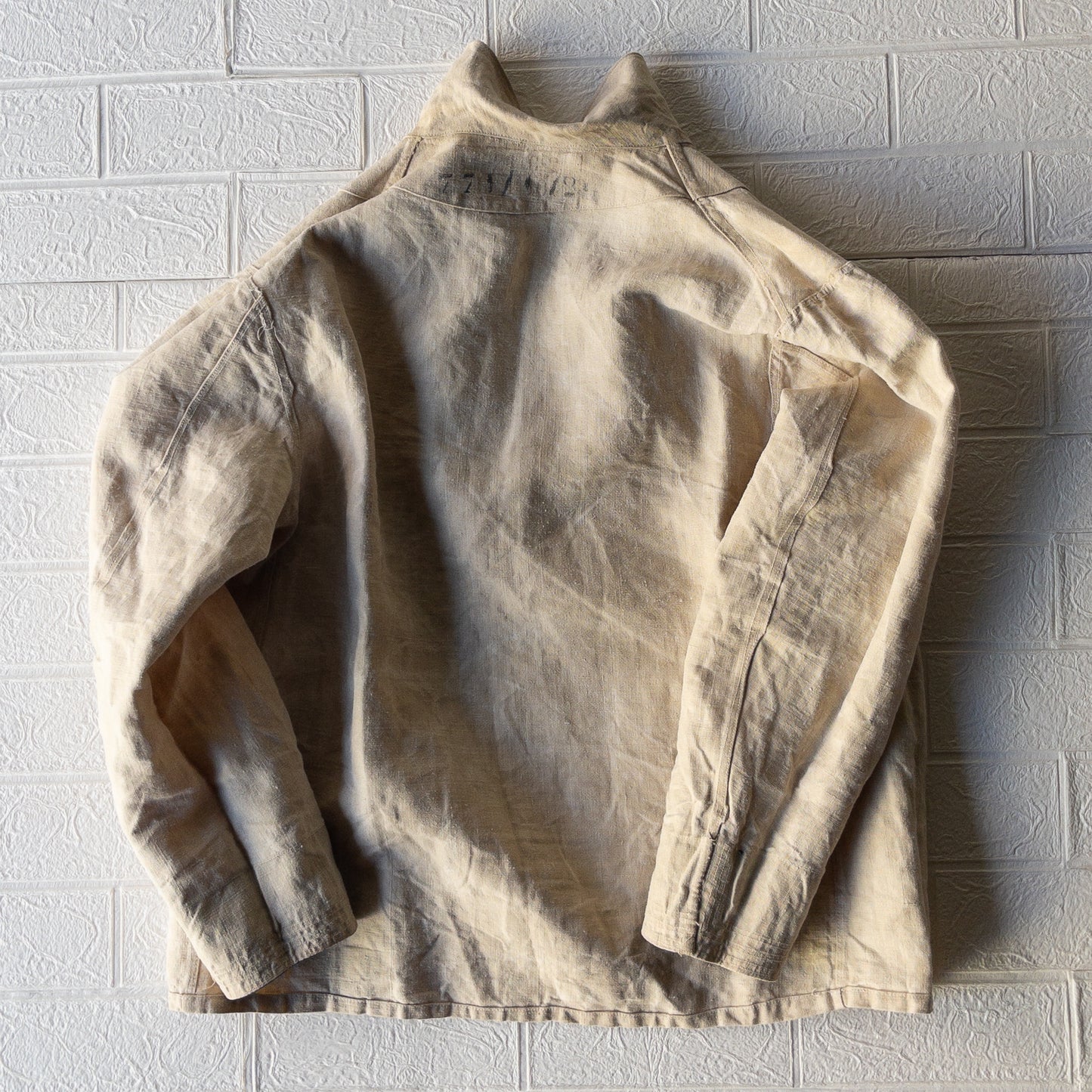 FRENCH NAVY LINEN SAILOR SHIRTS VINTAGE 1923