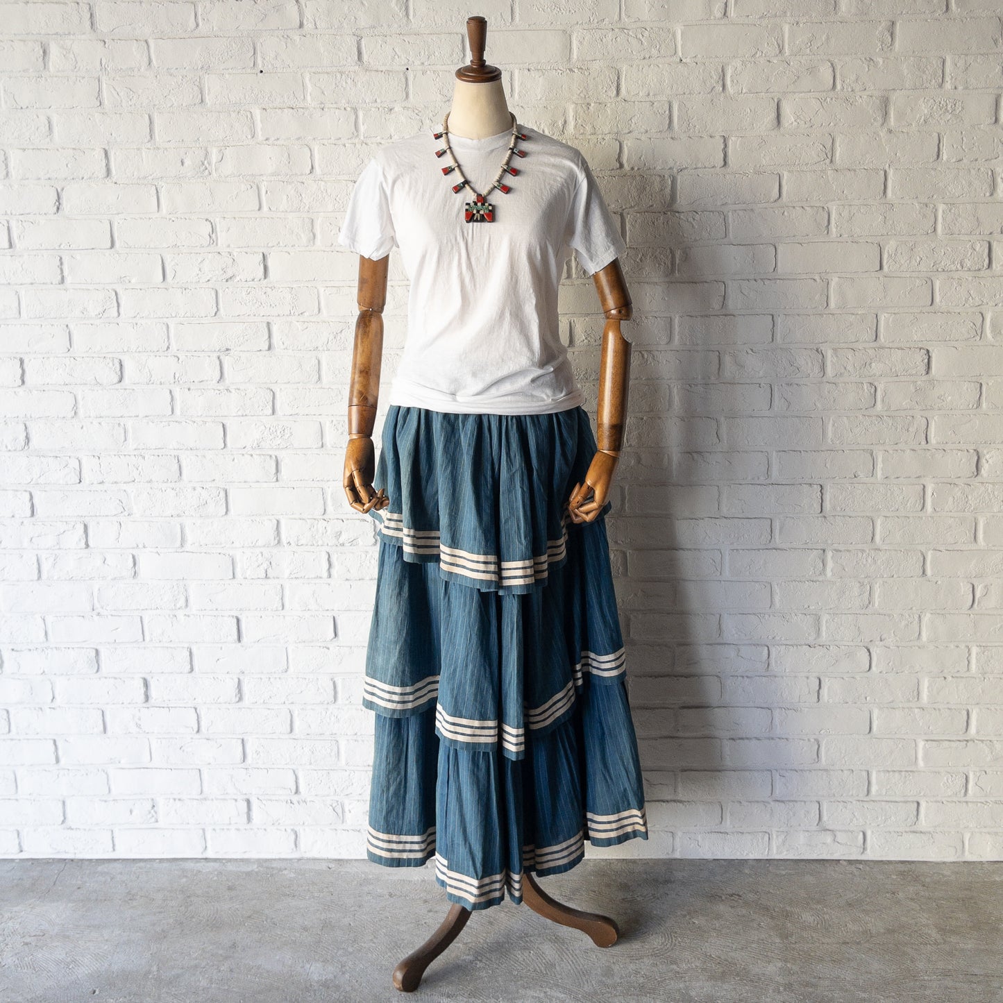 SANTO DOMINGO BATTERY BIRD NECKLACES THUNDERBIRD 1930'S ④