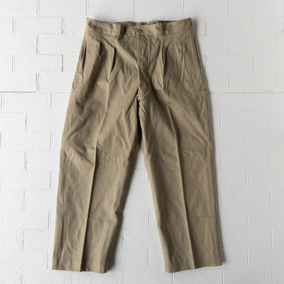 FRENCH ARMY M52 CHINO PANTS 1960'S DEAD STOCK