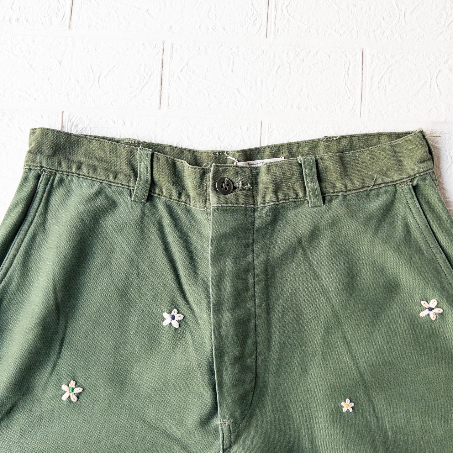 SHANANA MIL DAISY® U.S. ARMY COTTON SATEEN BAKER PANTS(OG107)var.1