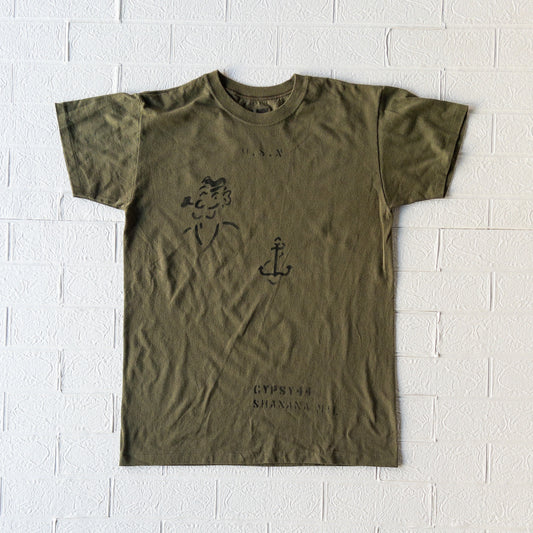 SHANANA MIL GYPSY HAND PAINT USN POPEYE TEE (OG)var.3