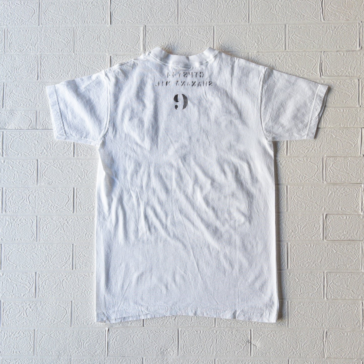 SHANANA MIL GYPSY HAND PAINT USN STENCIL TEE  var.2