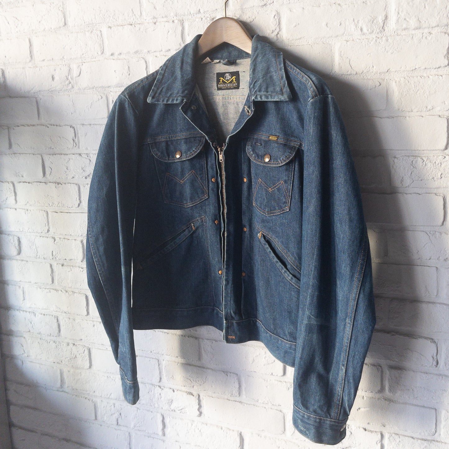 MAVERICK BLUE BELL 24MJZ DENIM JACKET VINTAGE 1960'S