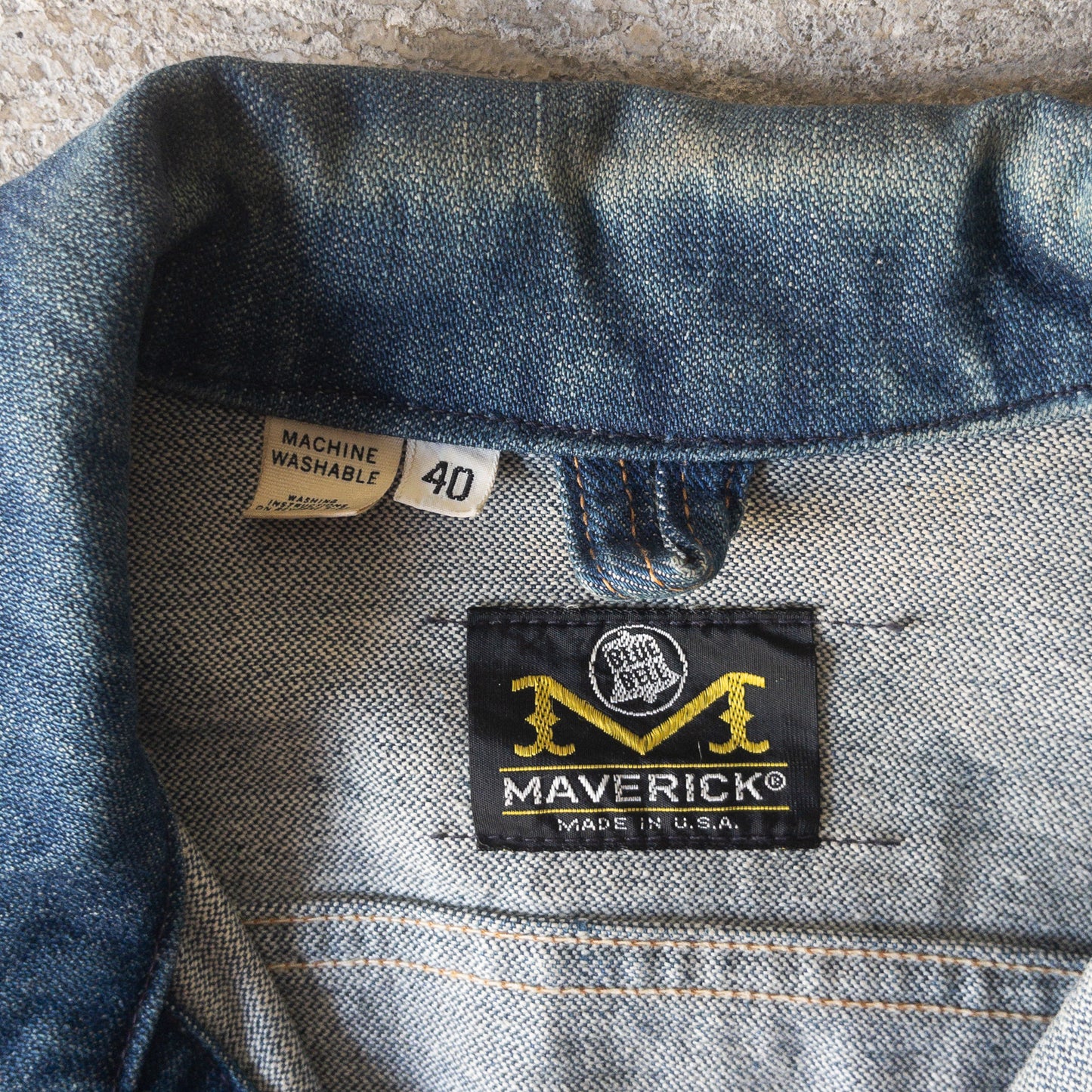 MAVERICK BLUE BELL 24MJZ DENIM JACKET VINTAGE 1960'S