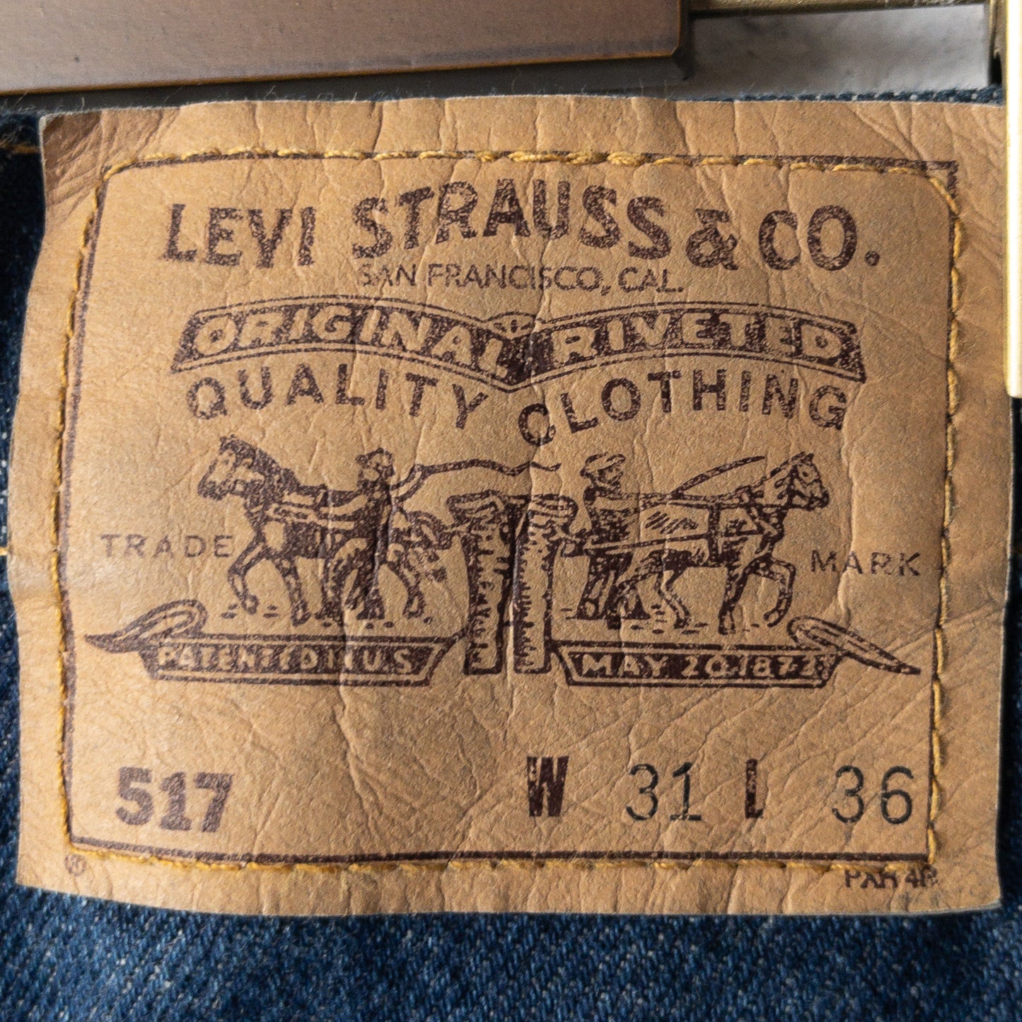 LEVI'S 517 DENIM 90's DEAD STOCK (W31L36)
