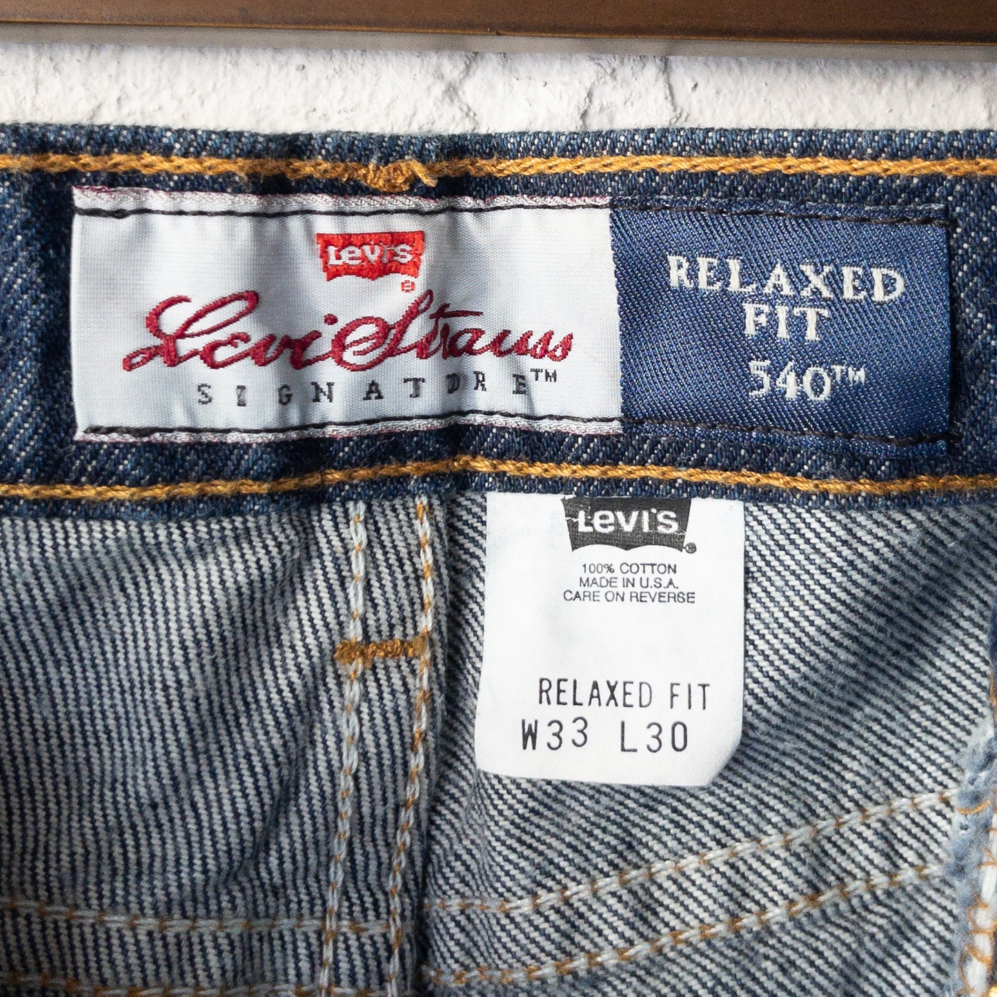 LEVI'S 540 RELAXED FIT DENIM 90's VINTAGE (W33L30)