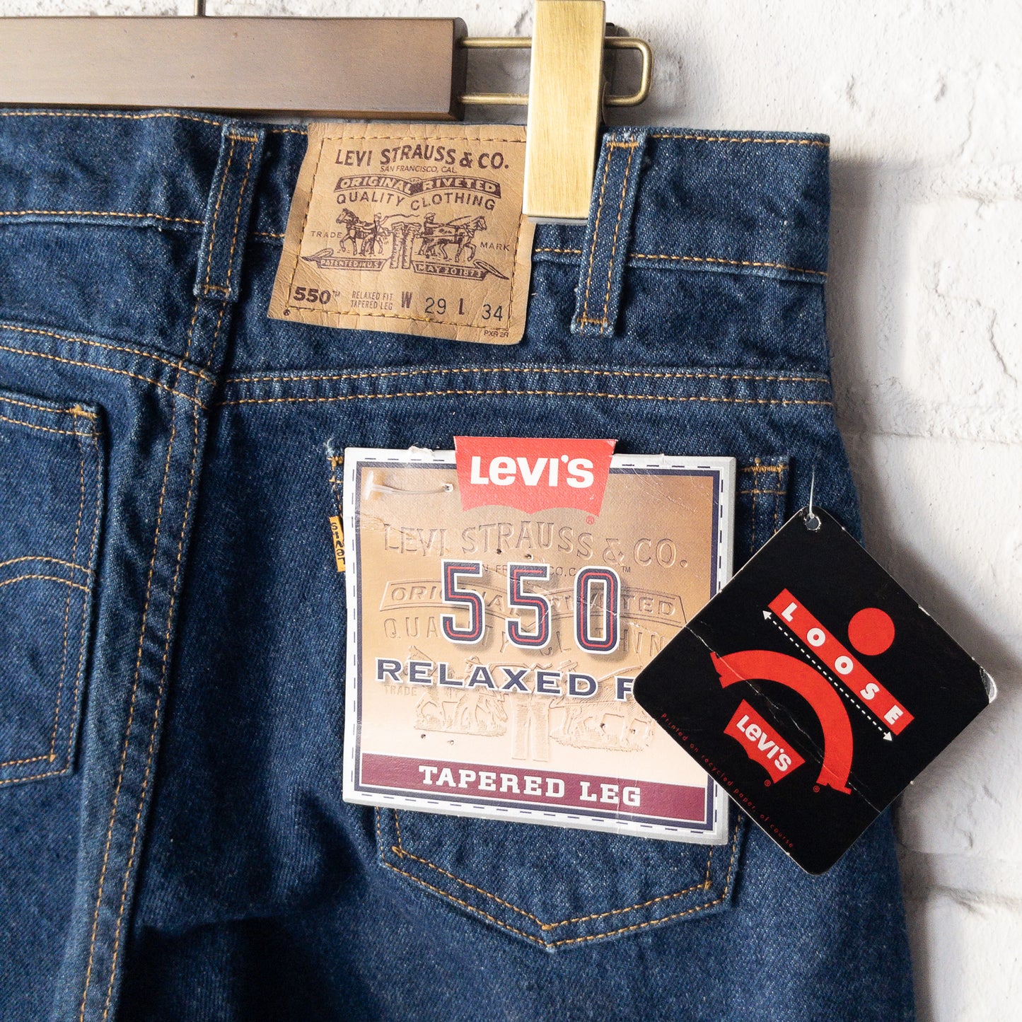LEVI'S 550 DENIM 90's VINTAGE (W29L34)