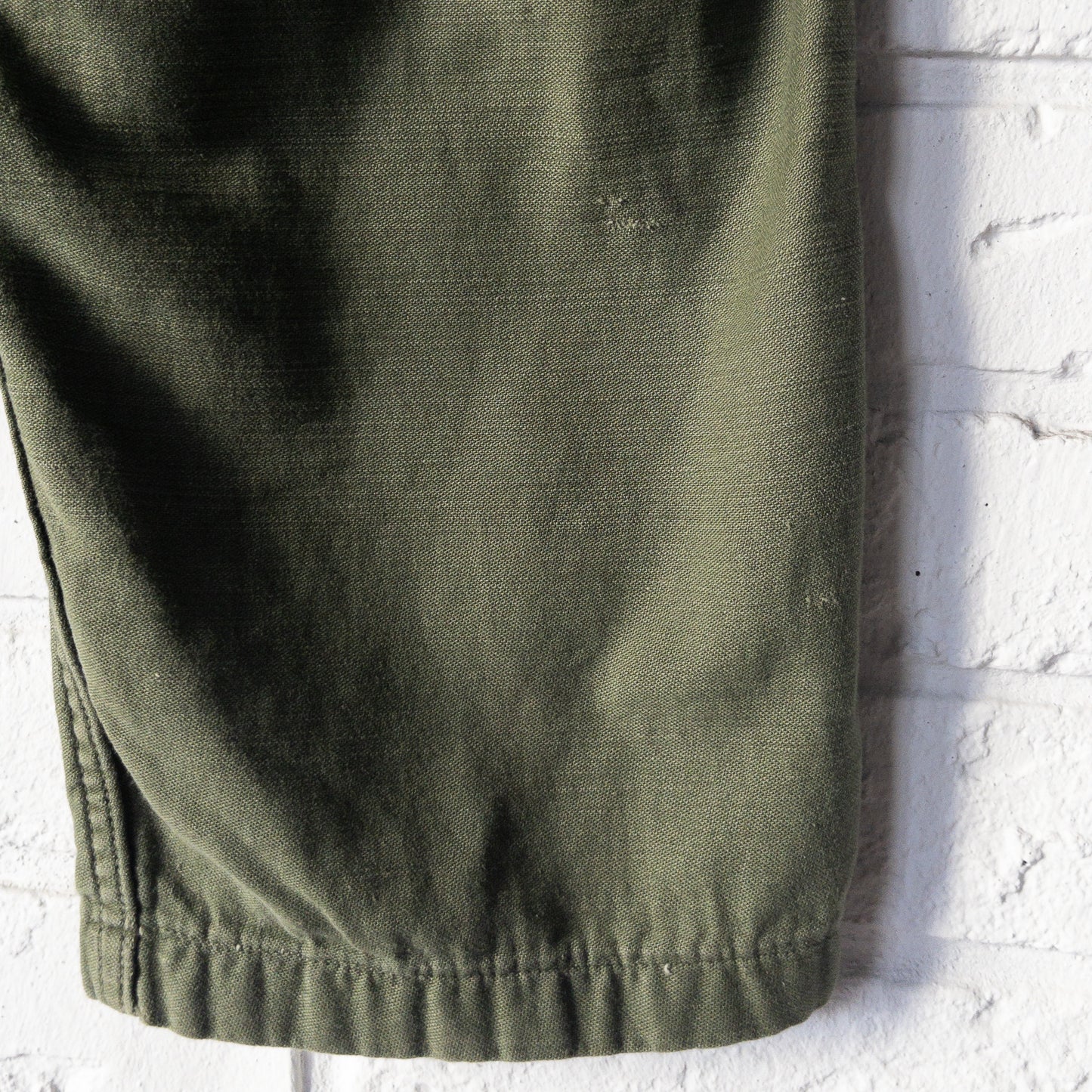 U.S. ARMY COTTON SATEEN BAKER PANTS 1970'S VINTAGE(OG107)