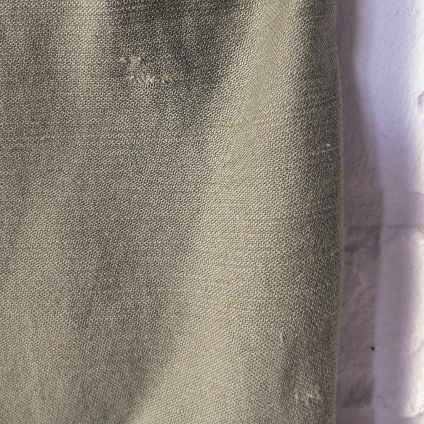 U.S. ARMY COTTON SATEEN BAKER PANTS 1970'S VINTAGE(OG107)
