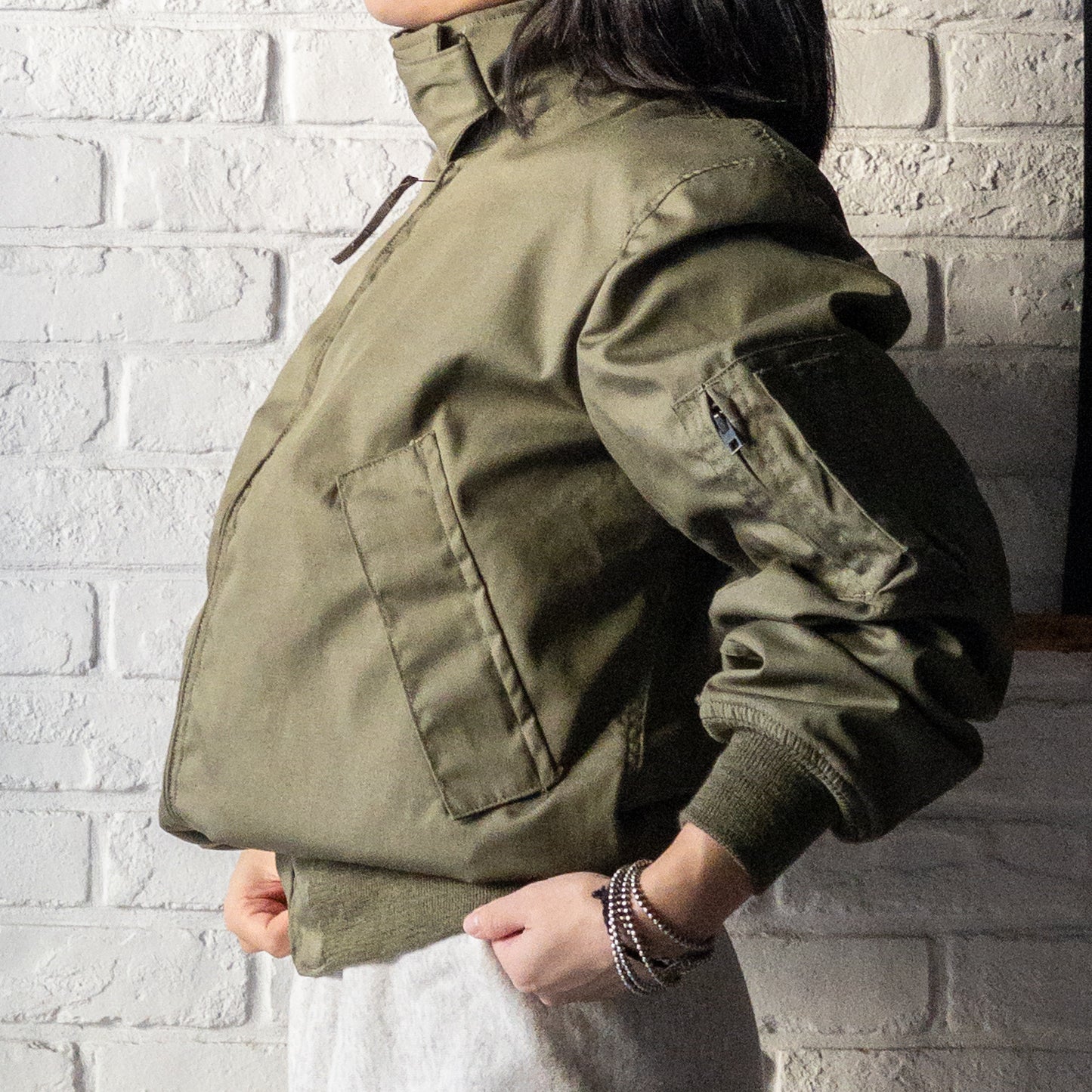 US ARMY LIGHT WEIGHT FLYER'S JACKET 86'S DEAD STOCK