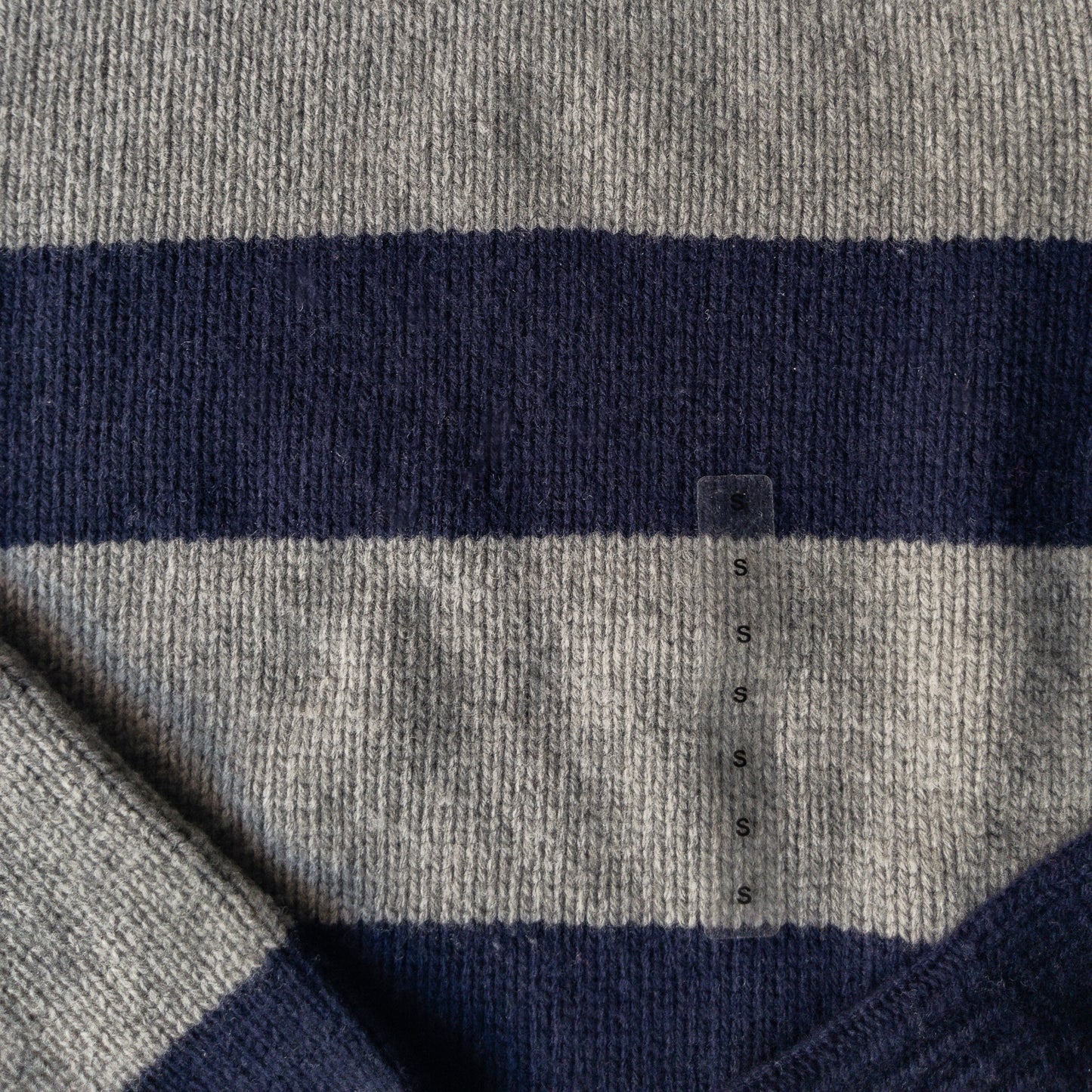 POLO RALPH LAUREN WOOL CASHIMERE STRIPE TURTLE KNIT